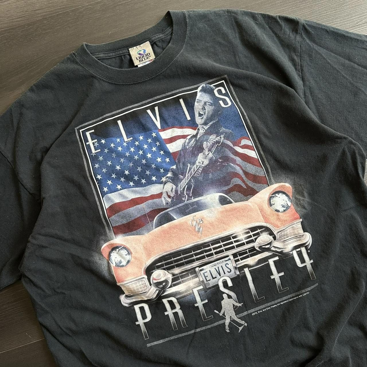Liquid Blue Vintage Elvis Presley Liquid Blue Size US XXL / EU 58 / 5 - 2 Thumbnail