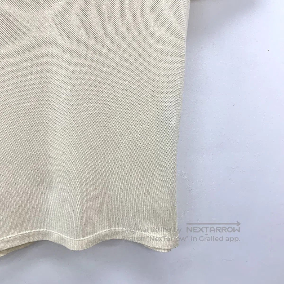 Gucci Beige Short Sleeve Polo with Contrast Collar and Side. Size US XS / EU 42 / 0 - 4 Thumbnail