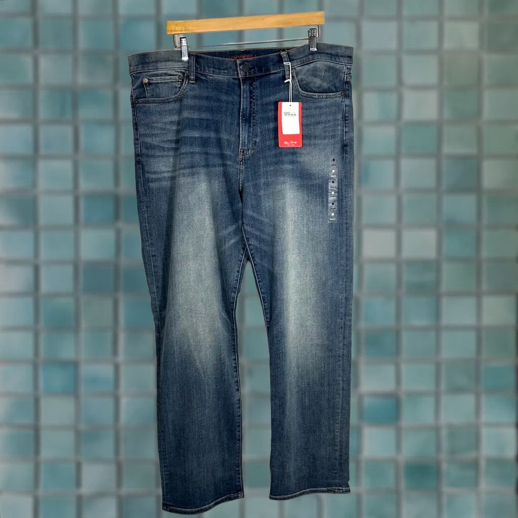 Lucky Brand Lucky Brand 363 Vintage Straight Jeans Mens 40x34 Blue CoolMax Denim New Size US 36 / EU 52 - 1 Thumbnail