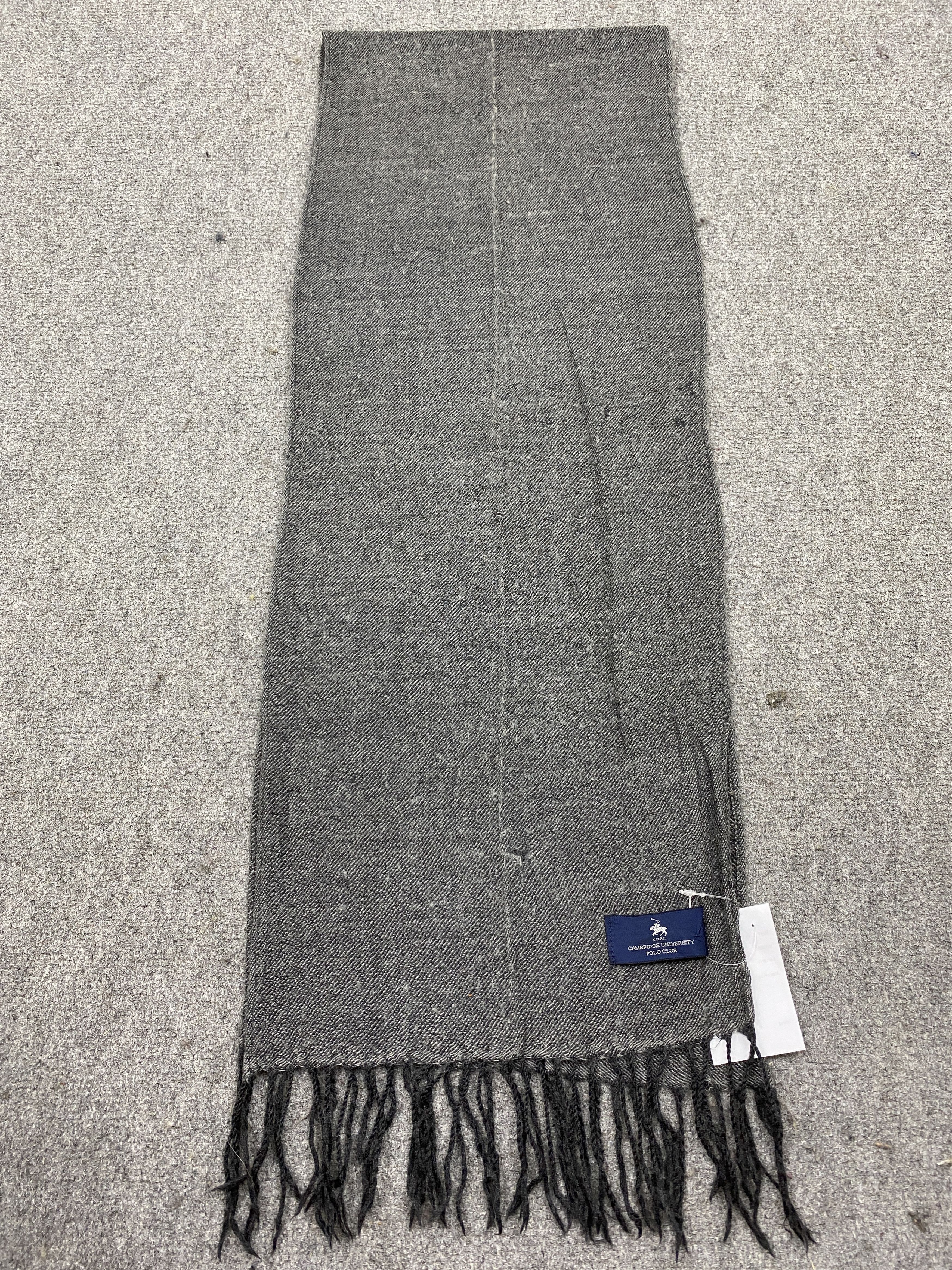 Vintage Cambridge University Polo Club Wool Scarf Muffler SC0240 Size ONE SIZE - 2 Thumbnail