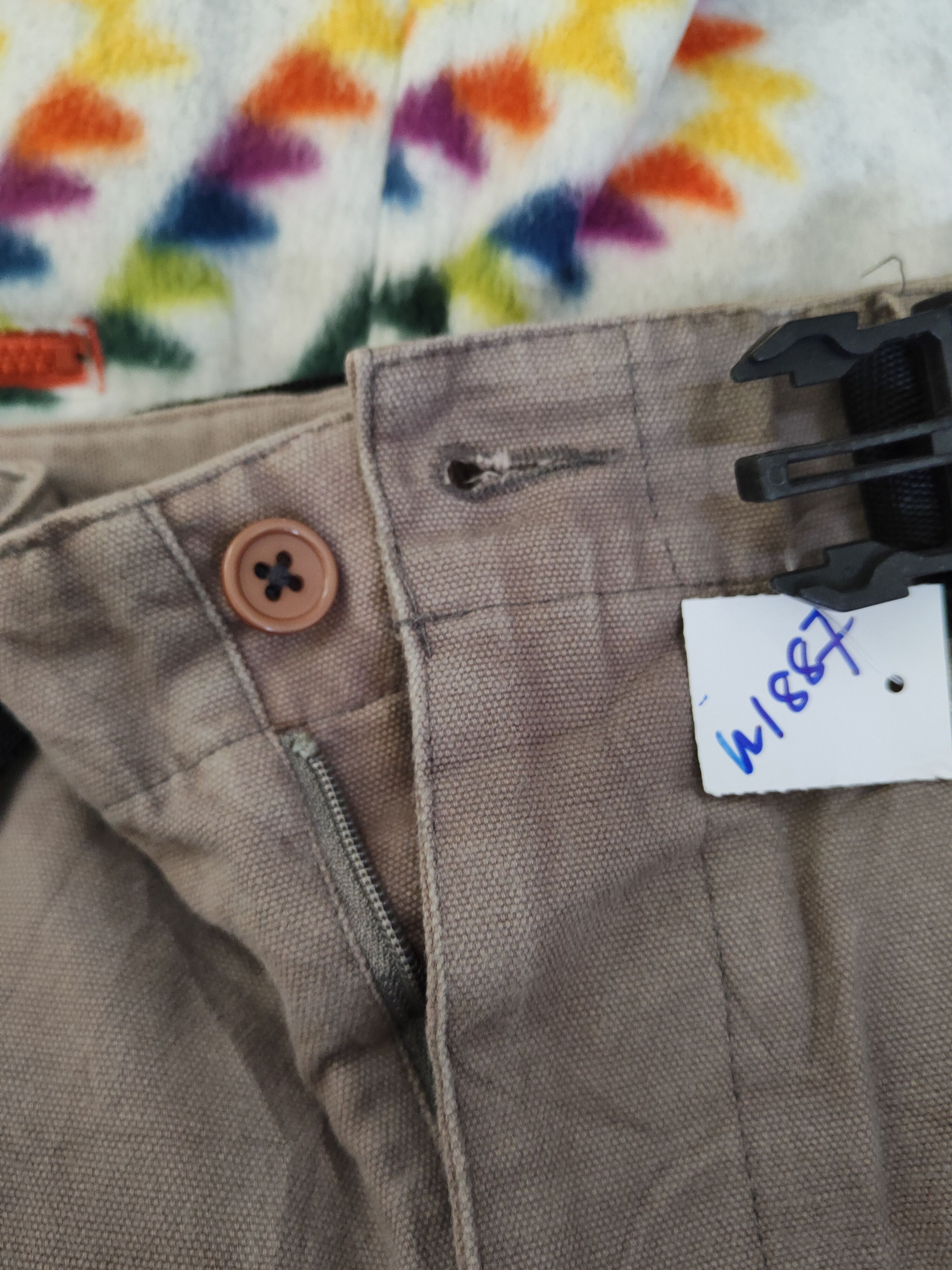 Japanese Brand Tarzan Brown Faded Multipocket Tactical Cargo Pants #W1887 Size US 33 - 15 Thumbnail
