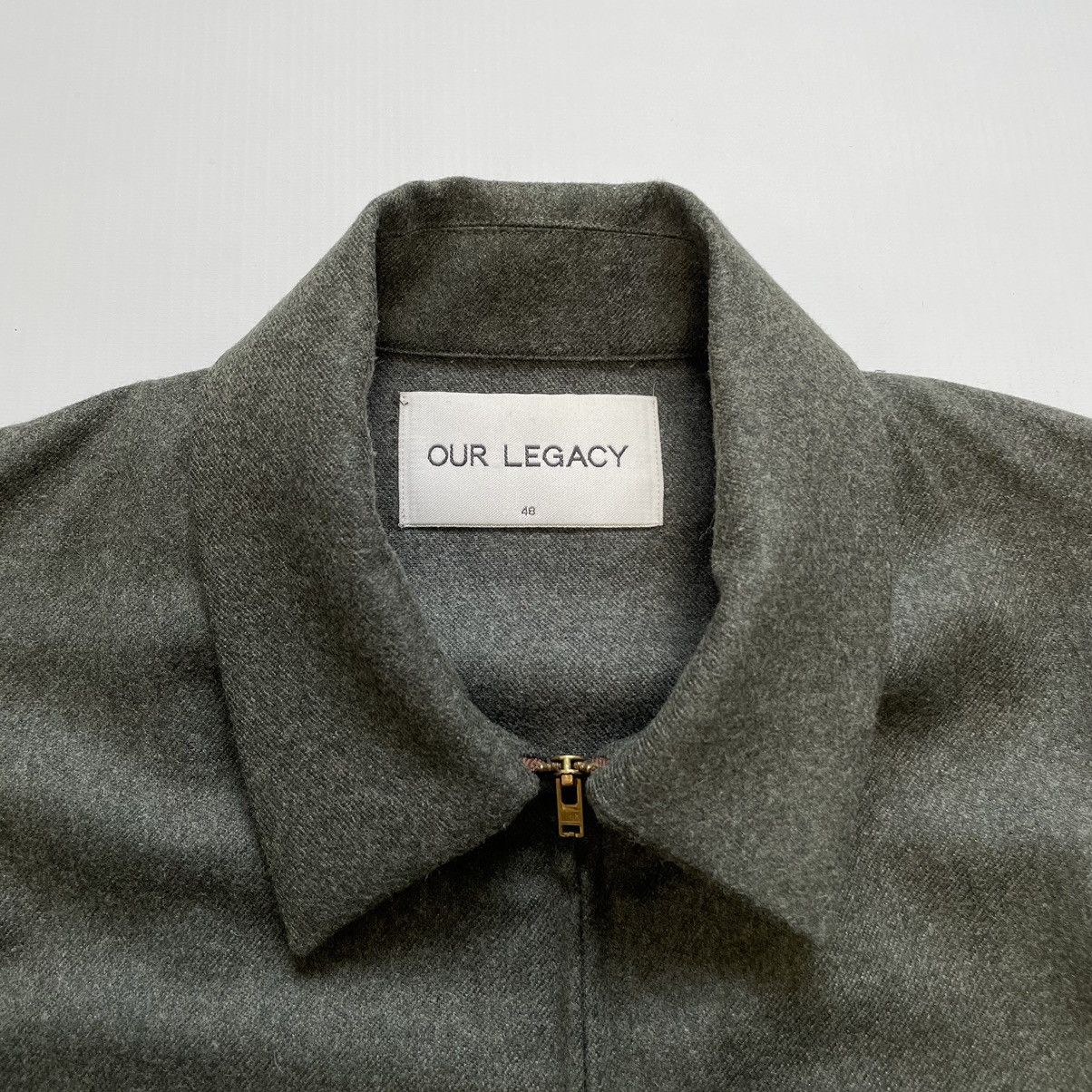 Our Legacy Sample ‘Moss Green’ Zip Wool Jacket Size US M / EU 48-50 / 2 - 3 Thumbnail