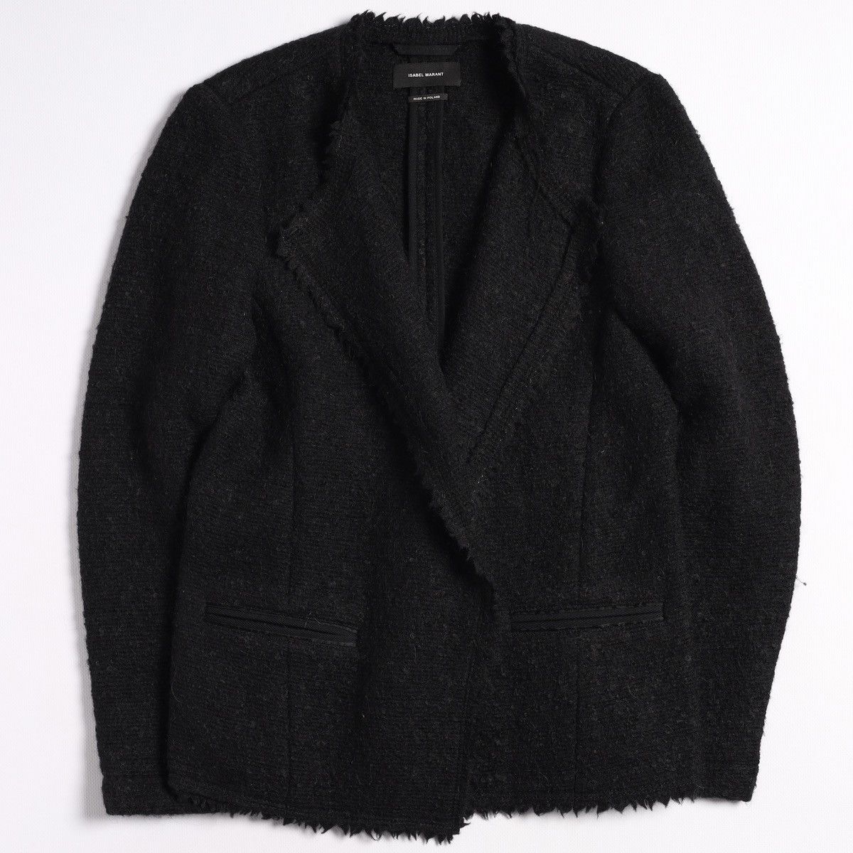 Isabel Marant Isabel Marant Mohair Wool Blazer Jacket Black Size S / US 4 / IT 40 - 2 Thumbnail