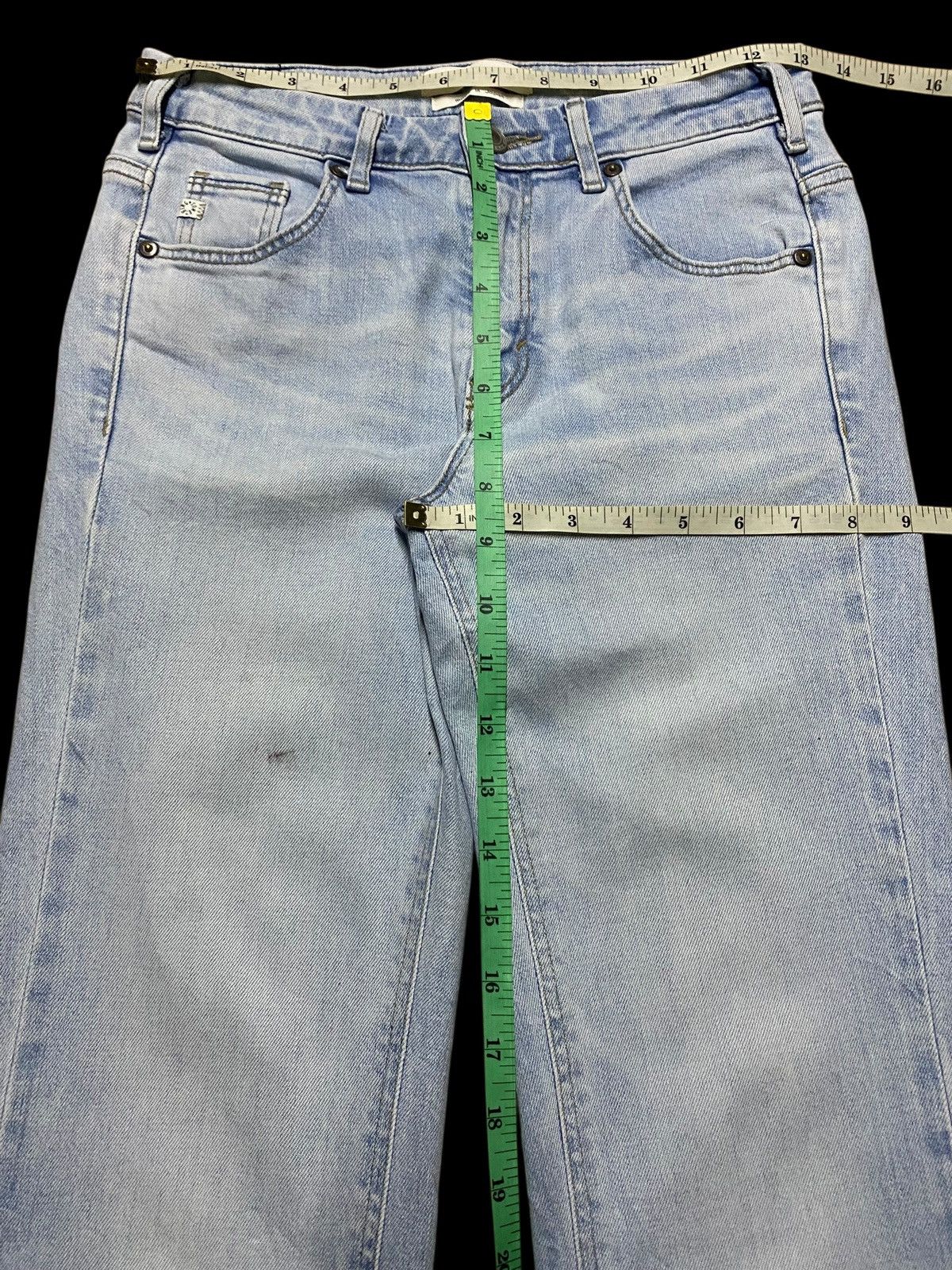 Edwin Vintage Japan Brand Edwin Something Light Wash flare Jeans Size 26" / US 2 / IT 38 - 11 Thumbnail