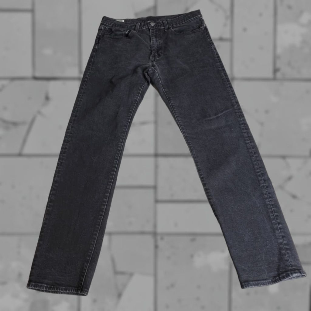 Levi's Levi's Premium 502 Jeans 32 x 30 Black Regular Men Stretch Belt Loops Denim Solid Vintage: No Size US 32 / EU 48 - 1 Thumbnail