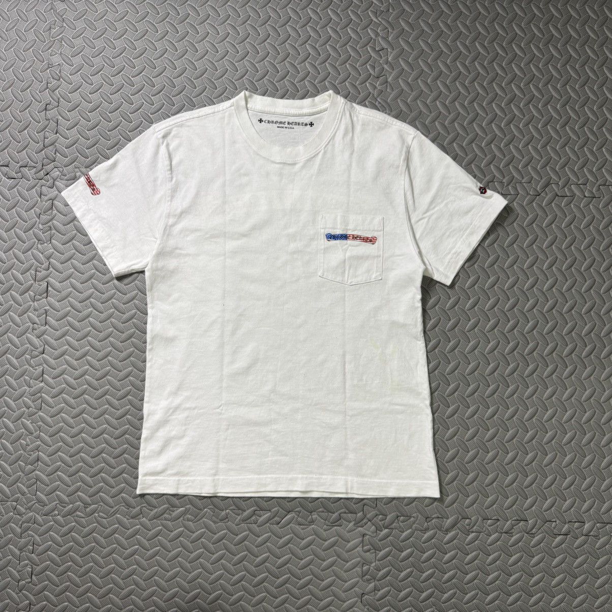 Chrome Hearts MATTY BOY AMERICAN FLAG SCROLL TEE Size US M / EU 48-50 / 2 - 4 Thumbnail