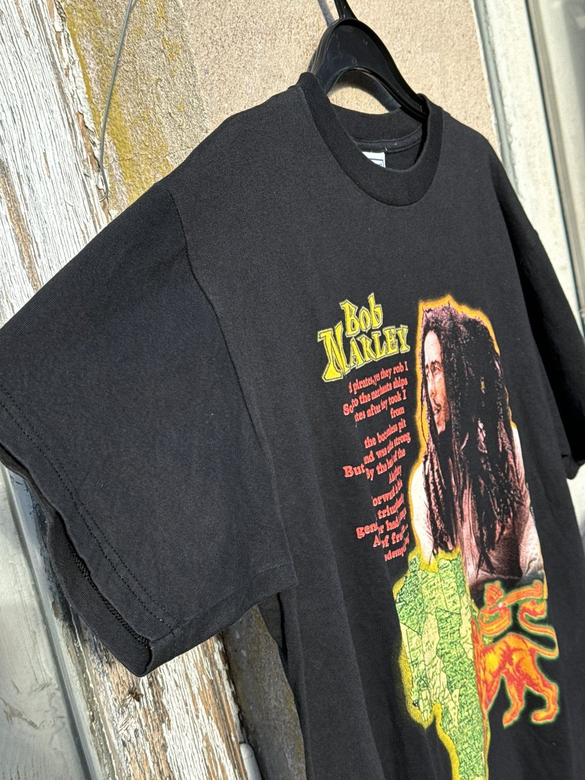 Band Tees × Bob Marley × Vintage Vintage Y2K Bob Marley Redemption Song Band Tee allsport Size US XL / EU 56 / 4 - 8 Thumbnail