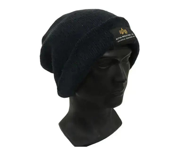 Alpha Industries Plain Beanie Hat