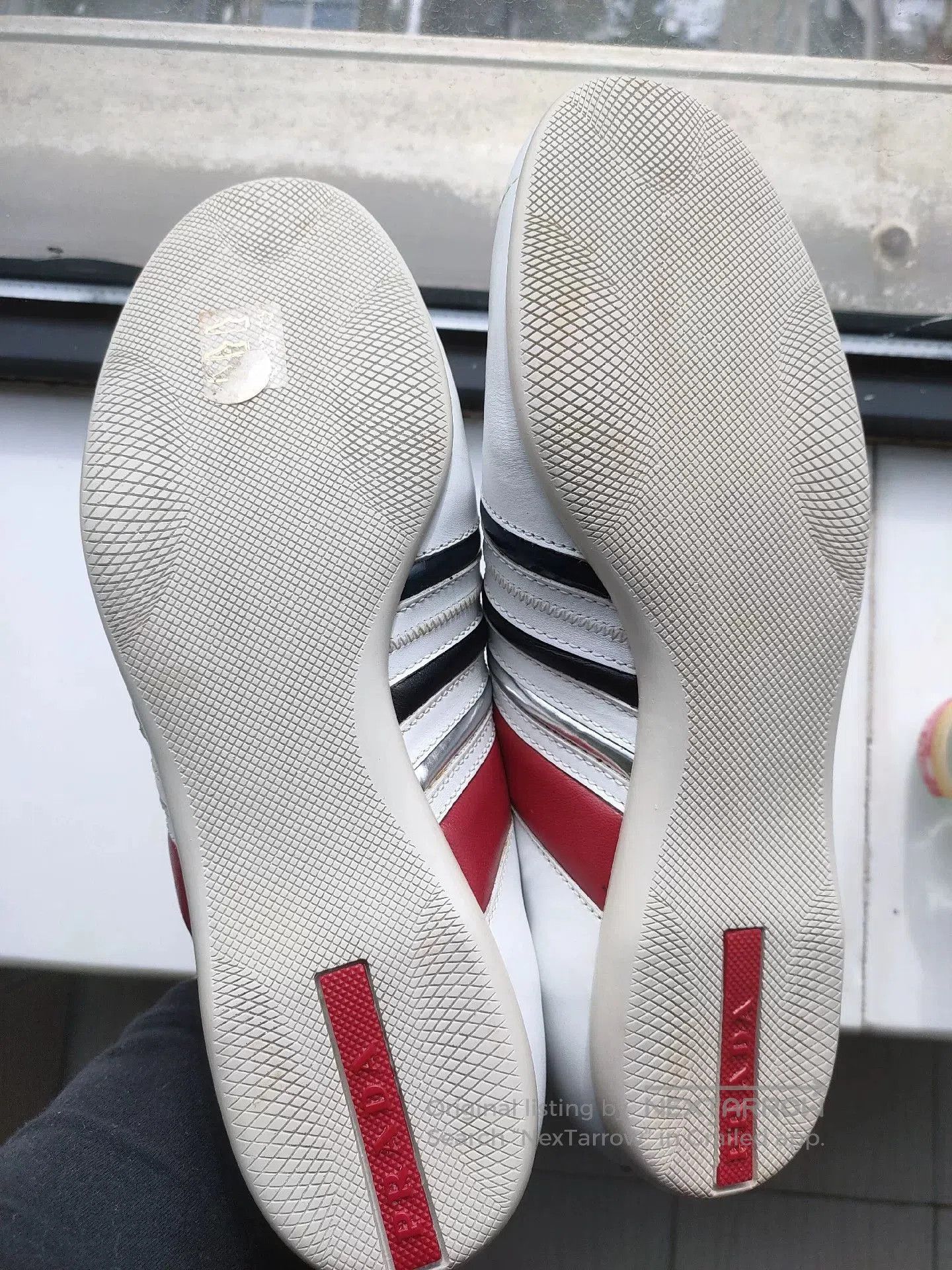 Prada Prada Men's Retro Leather Casual Sneakers. Size US 6.5 / EU 39-40 - 6 Thumbnail