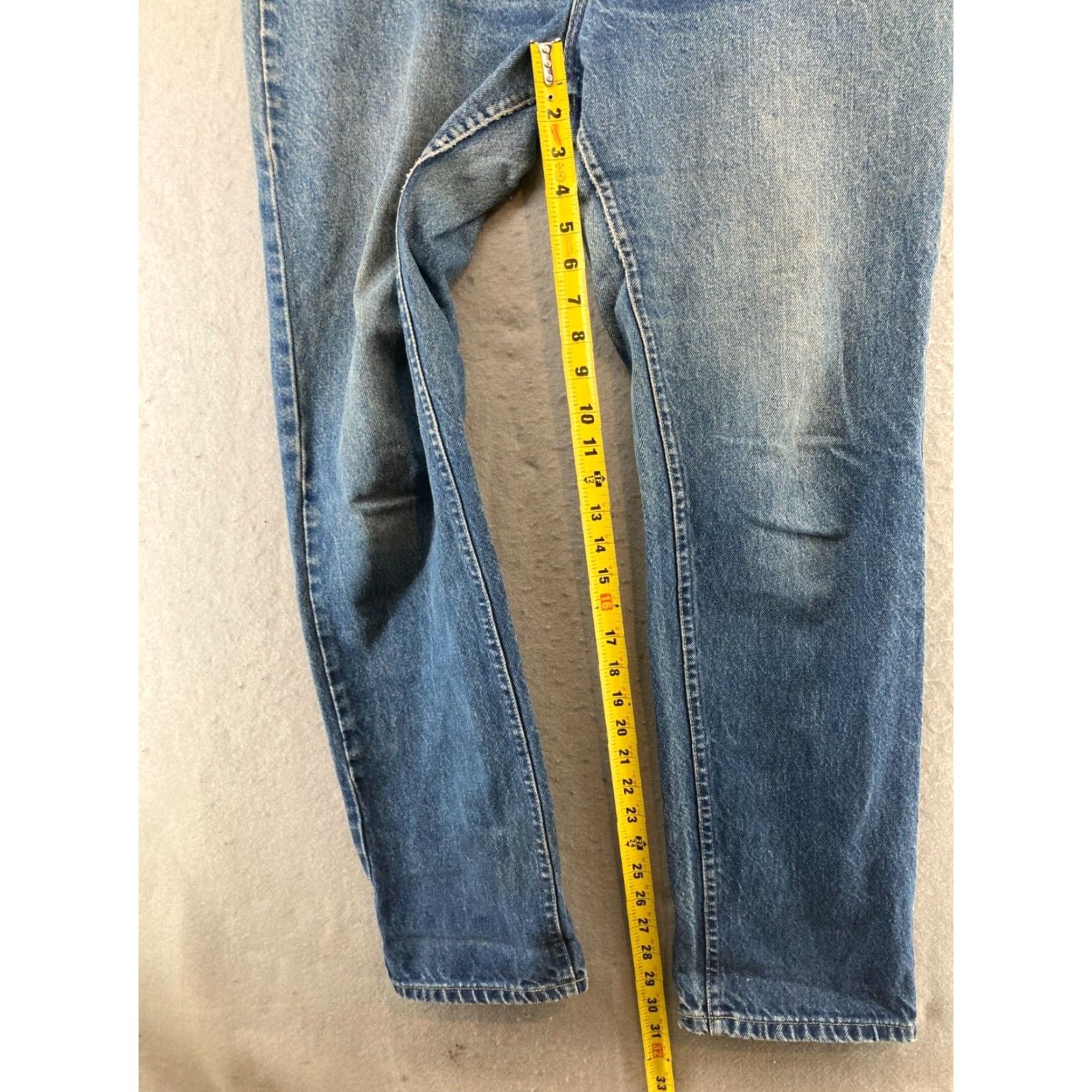 Lee VINTAGE Lee Womens Mom Jeans 14M Relaxed USA MADE Denim 5-Pocket Blue 31in Inseam Mens? Size 36" / US 14 / IT 50 - 5 Thumbnail