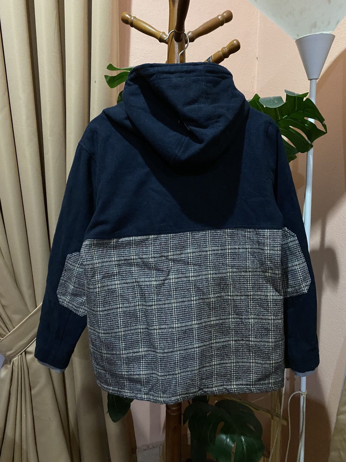Japanese Brand Vintage Quash Gentle Hood Wool Patch Jacket Limited Edition Size US S / EU 44-46 / 1 - 10 Thumbnail