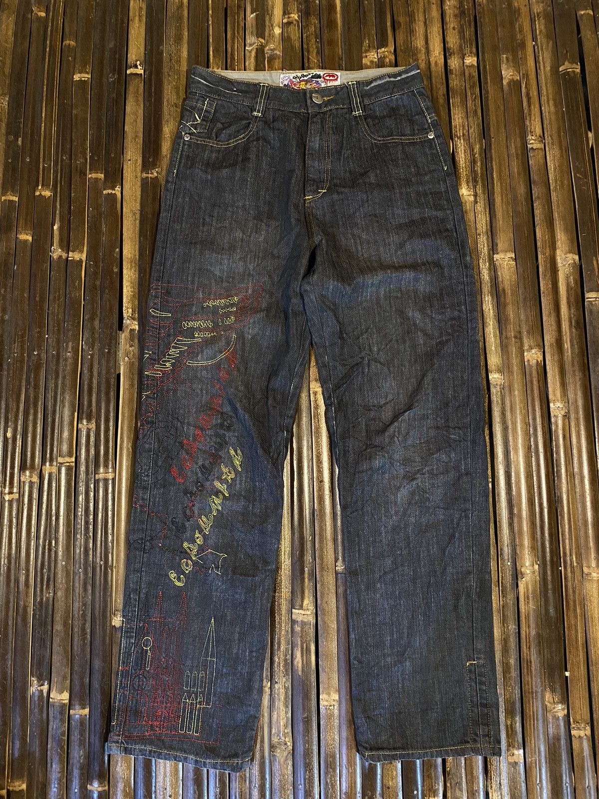 Ecko Unltd. ECKO BEGGY DENIM PANTS Size US 30 / EU 46 - 1 Thumbnail