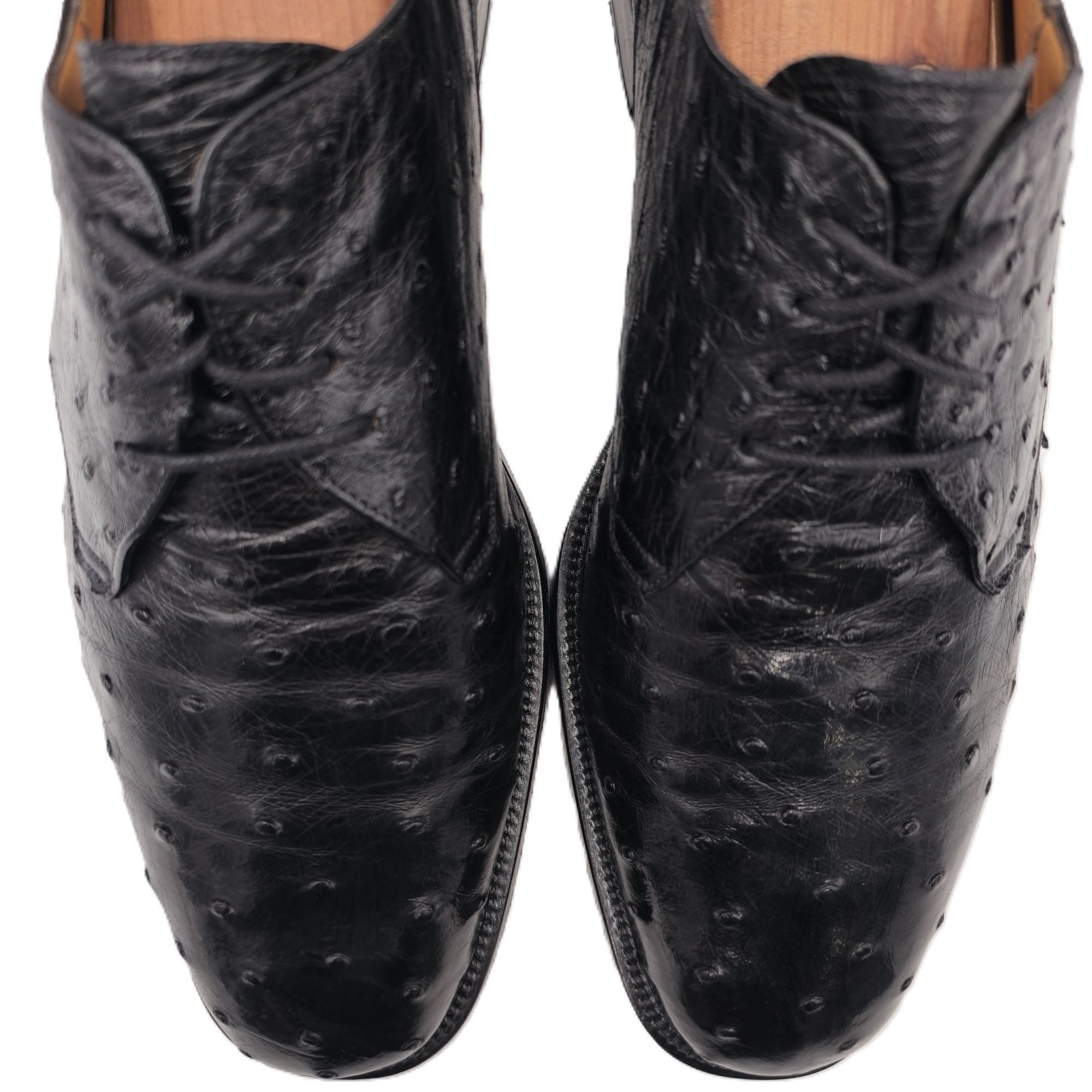 Mezlan Mezlan Platinum Exotic Full Quill Ostrich Dress Shoes 11.5 Size US 11.5 / EU 44-45 - 11 Thumbnail