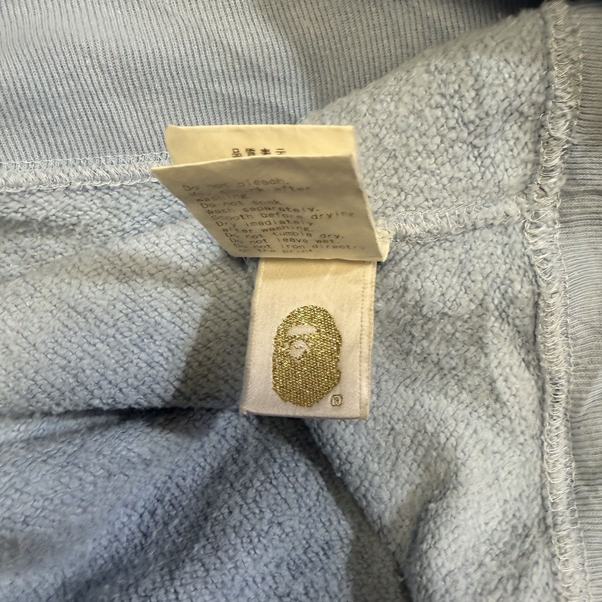 Bape A Bathing Ape Light Blue Patterned Crewneck Sweatshirt Size US M / EU 48-50 / 2 - 4 Thumbnail