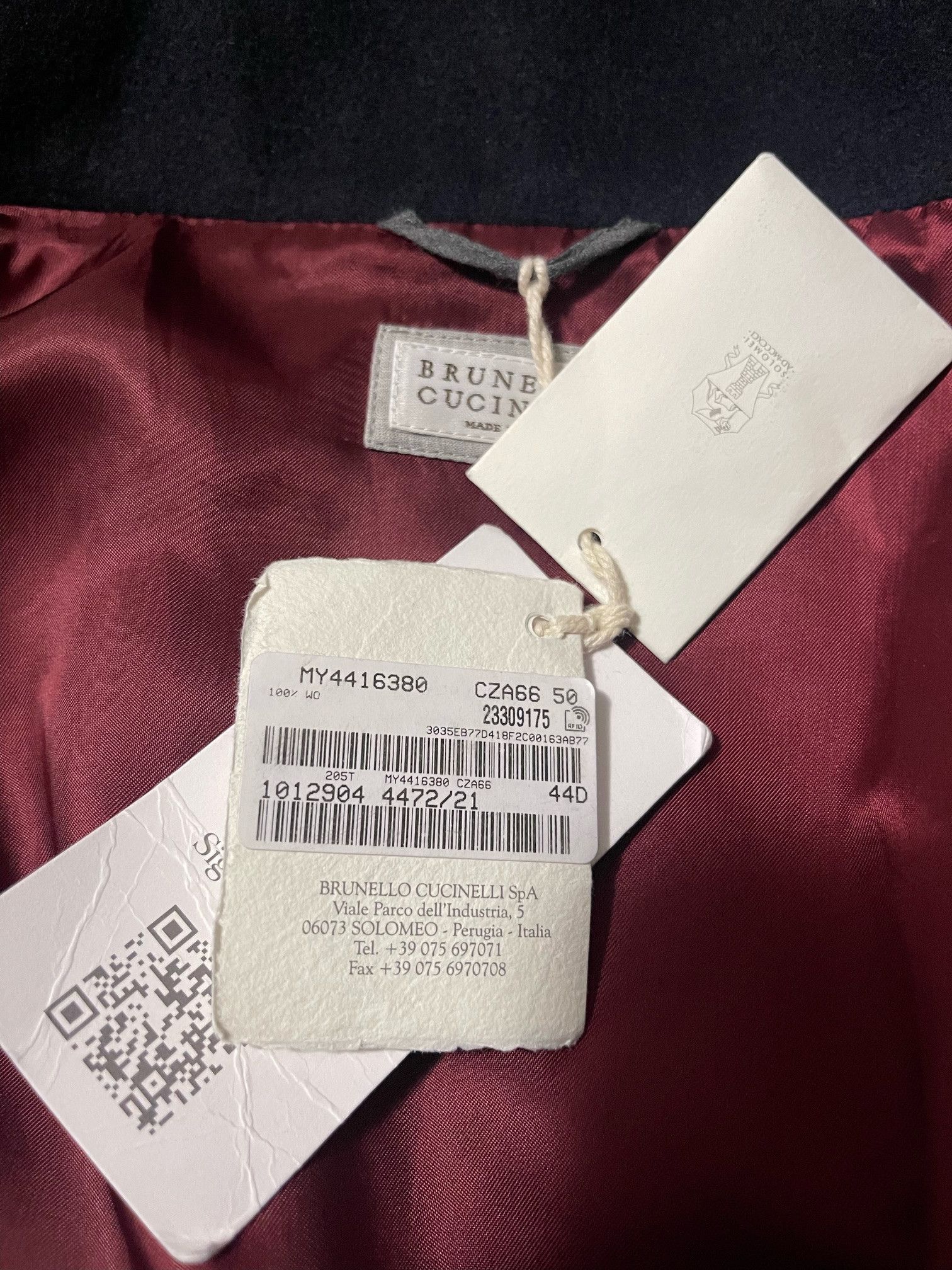 Brunello Cucinelli Brunello Cucinelli Melton Wool Flight Jacket Size 50 IT Size US M / EU 48-50 / 2 - 13 Thumbnail