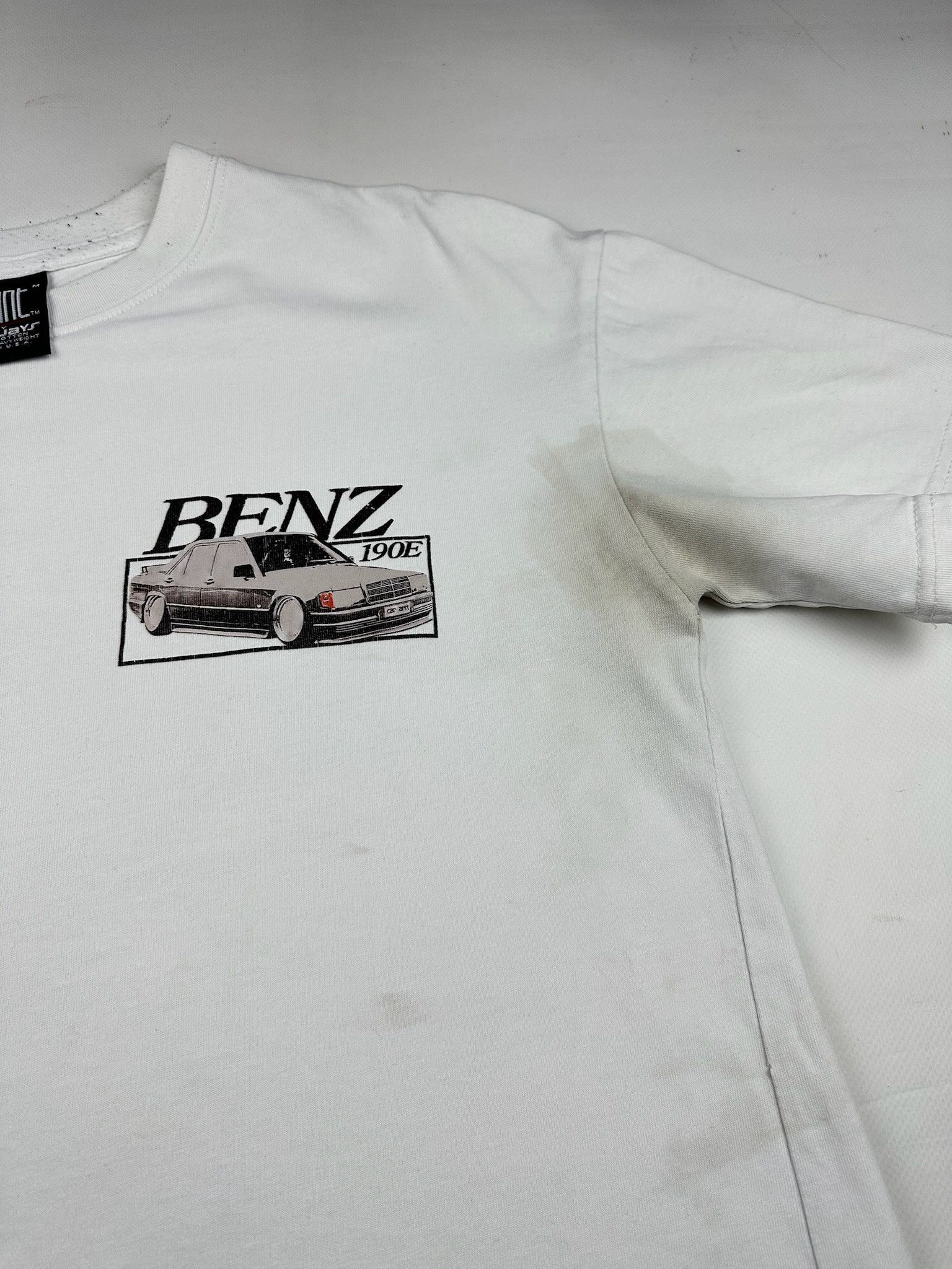 Vintage Y2K Mercedes Benz 190E Tee Size US M / EU 48-50 / 2 - 6 Thumbnail