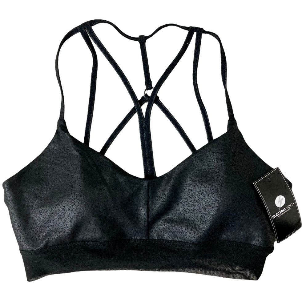 Other Electric Yoga strappy sports bra, New Black Cobra small Size S / US 4 / IT 40 - 4 Thumbnail