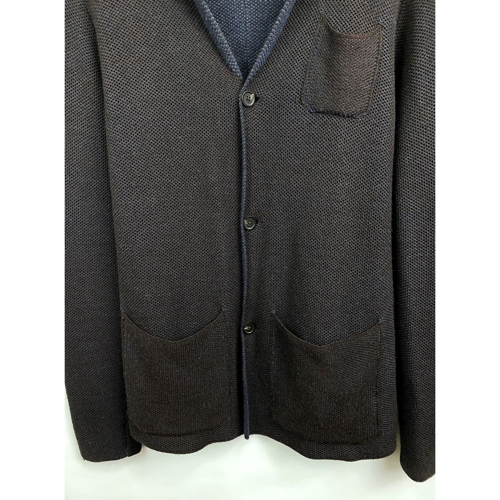 Altea 🇮🇹 Altea Lana Wool Cardigan made in Italy Rare Retro Hype Y2K - Brown - XL Size US XL / EU 56 / 4 - 5 Thumbnail