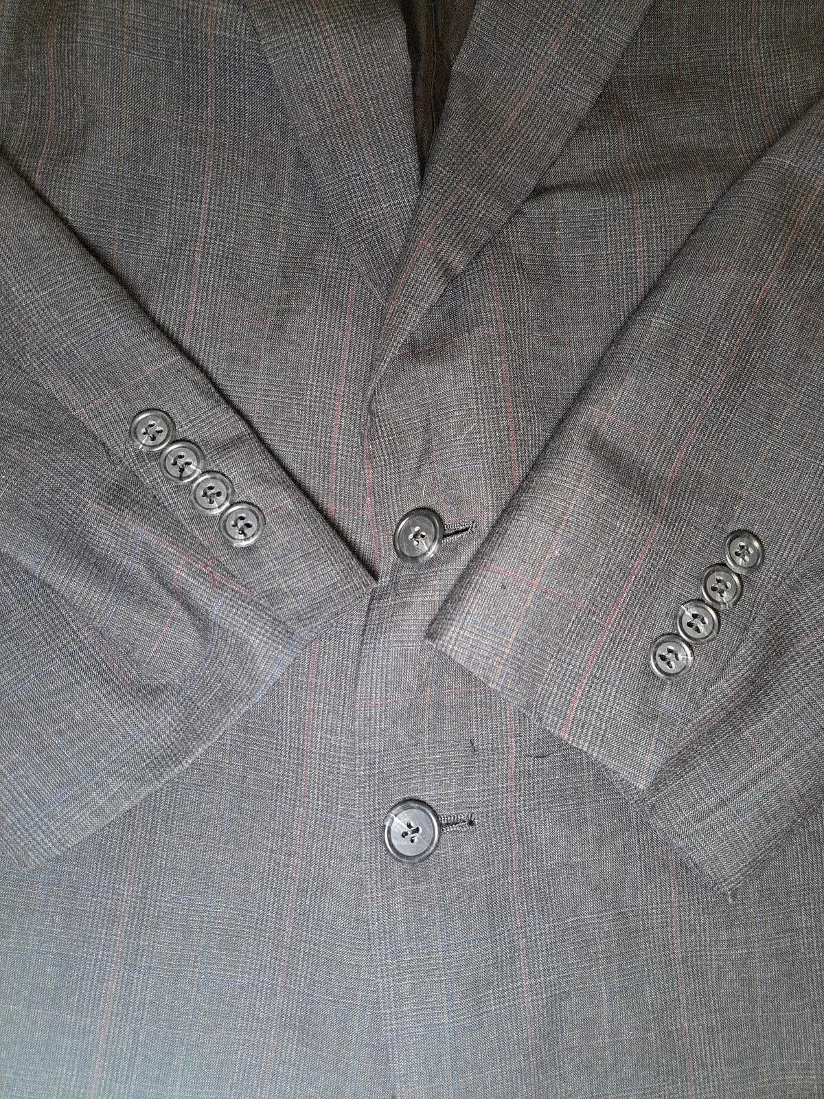 Hart Schaffner Marx Hart Schaffner Marx Sport Coat Mens 46R Gray Glen Plaid Size 46R - 6 Thumbnail