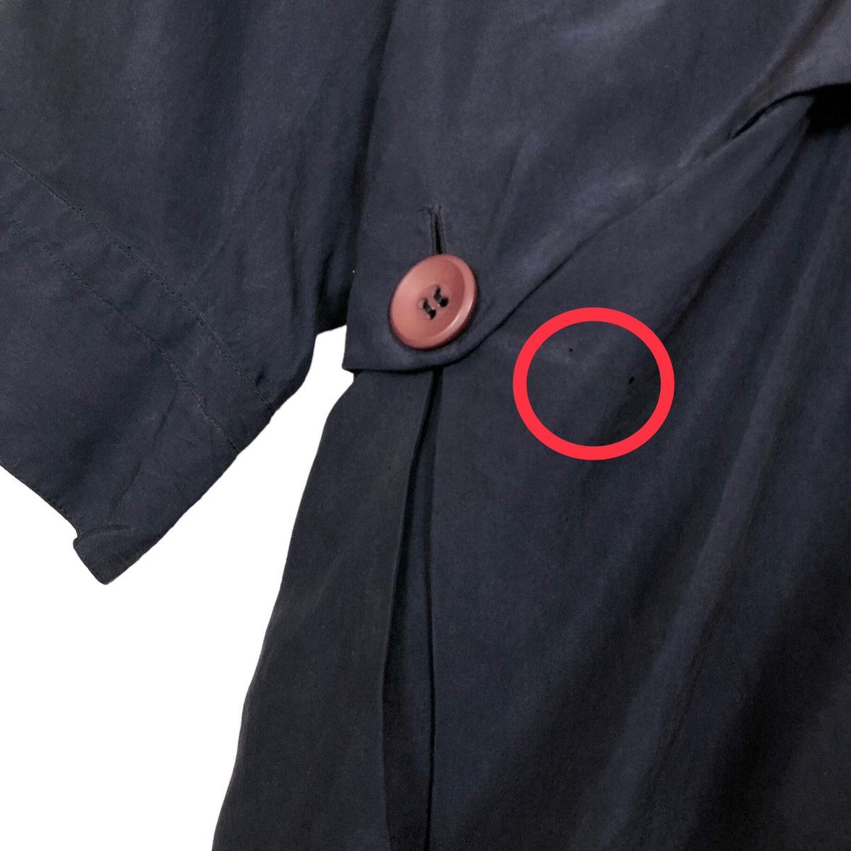 Issey Miyake Vintage 90s Issey Miyake Silk Car Coat Light Jacket Size US L / EU 52-54 / 3 - 7 Thumbnail