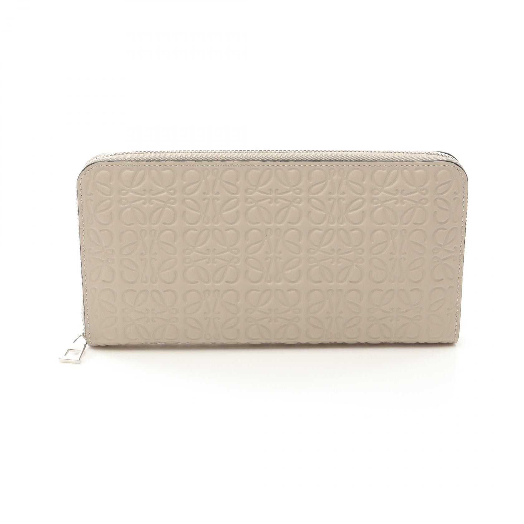 Loewe Loewe Loewe Repeat Anagram Leather Long Wallet Leather Long Wallet Size ONE SIZE - 1 Thumbnail