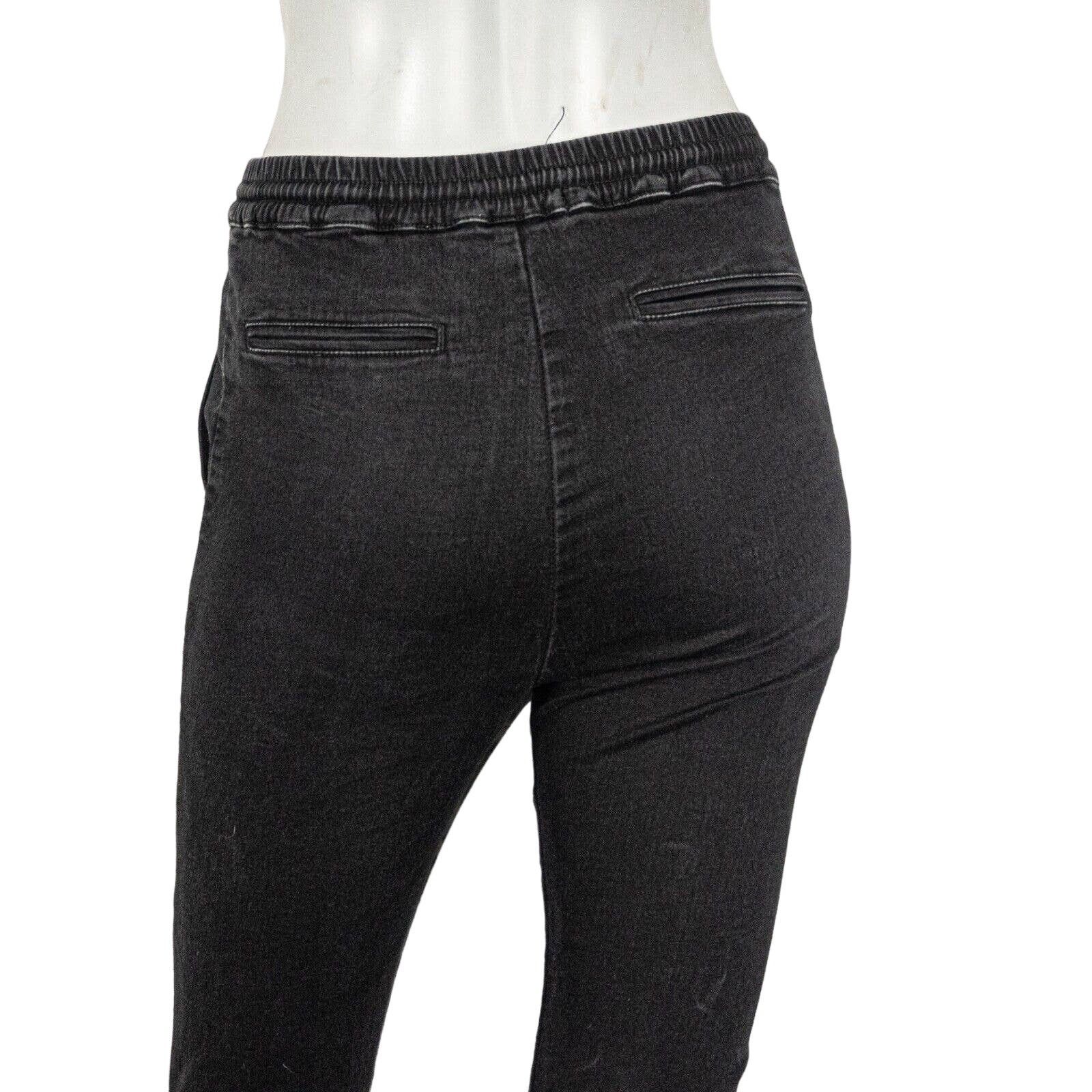 The Kooples The Kooples Black Jean Joggers ripped Distressed drawstring Size 24" / US 00 / IT 34 - 9 Thumbnail