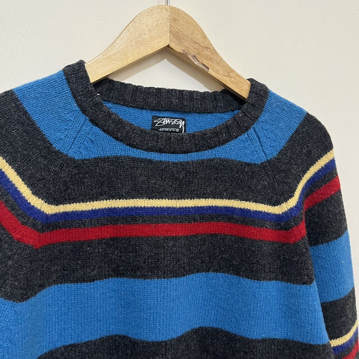 Stussy Wool Knit Jumper Sweatshirt