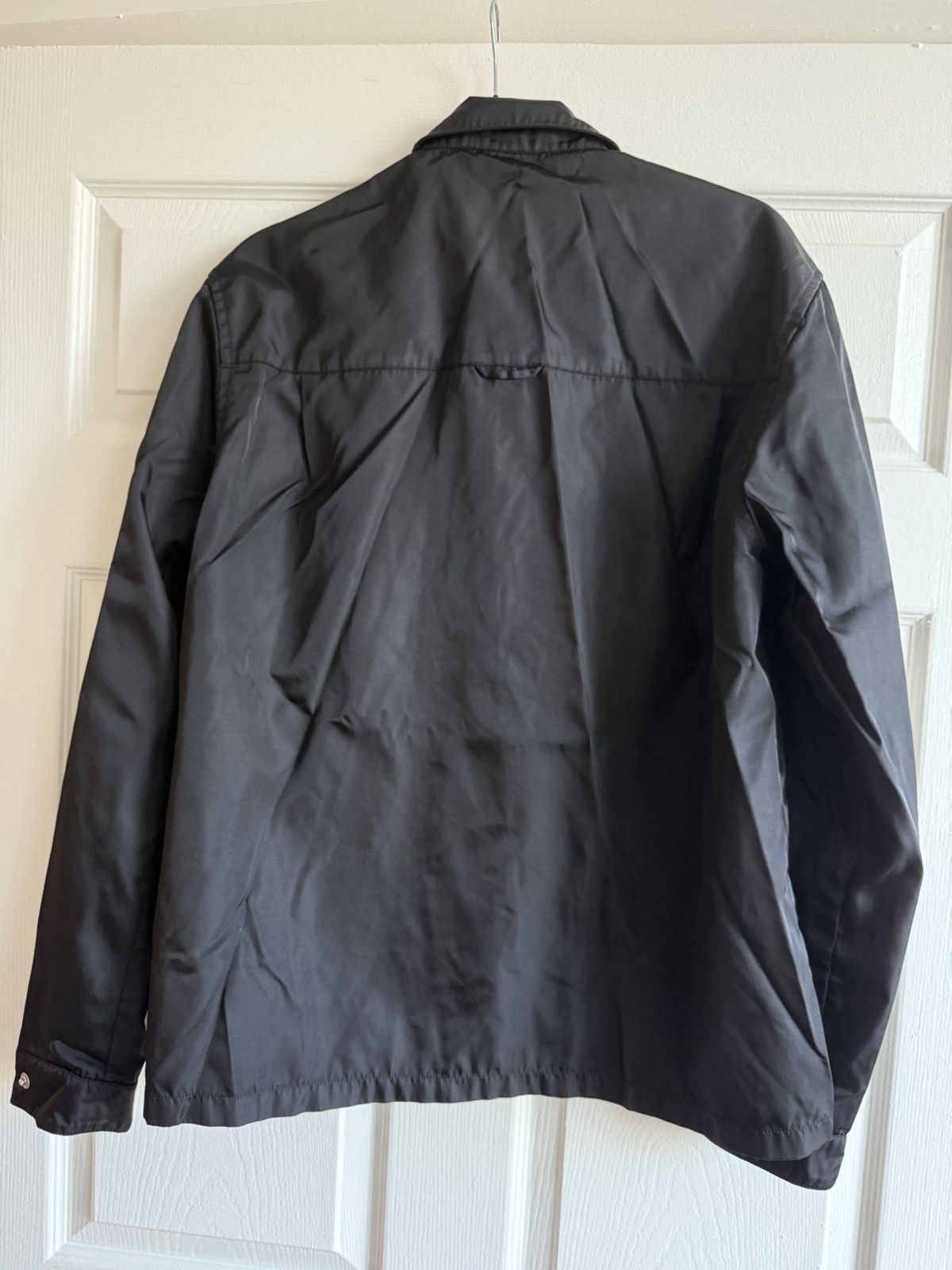 Prada Prada Monogram Black Nylon Longsleeve Shirt Size US M / EU 48-50 / 2 - 2 Thumbnail