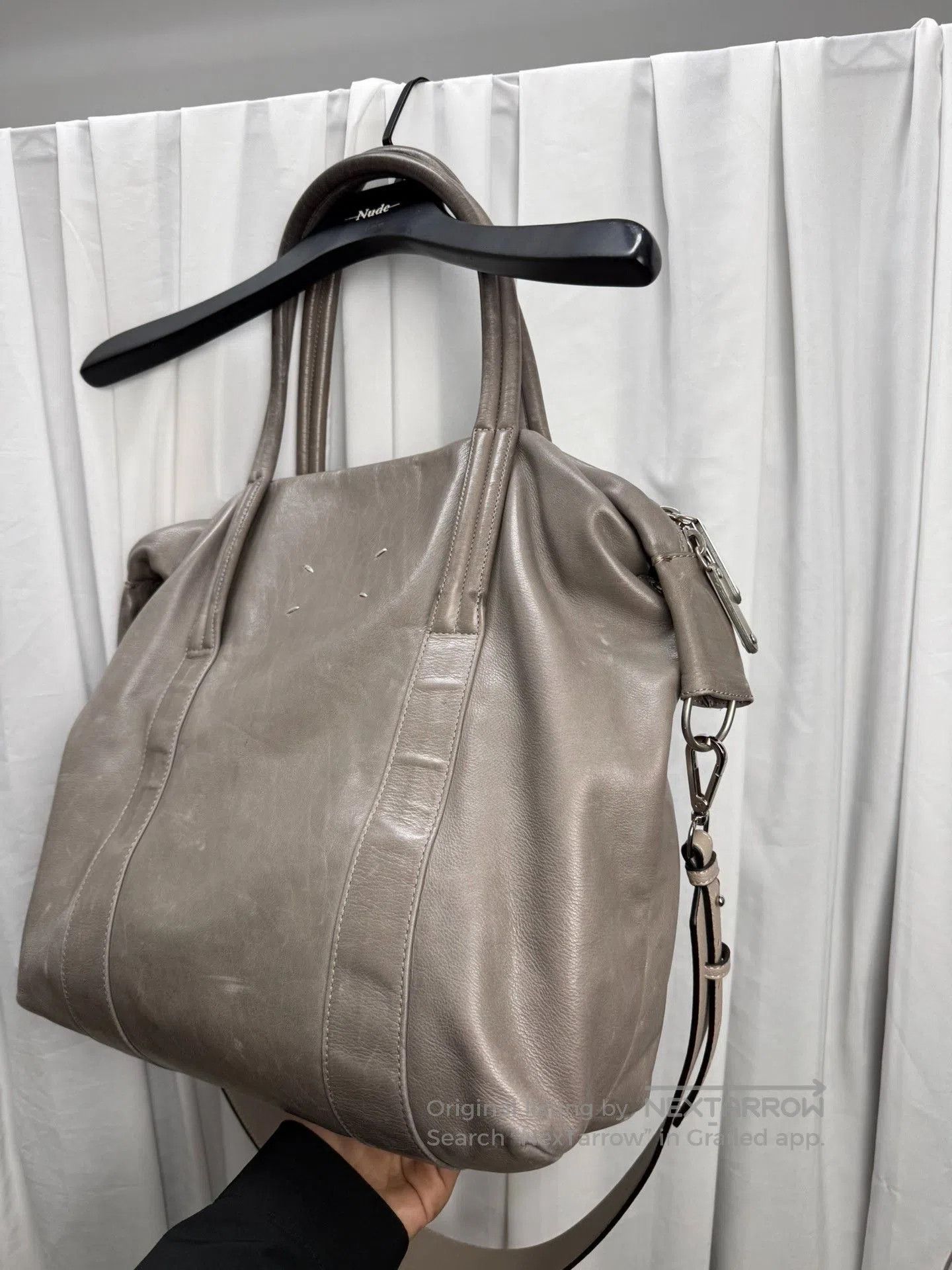 Maison Margiela Maison Margiela Gray Boston Bag. Size ONE SIZE - 4 Thumbnail