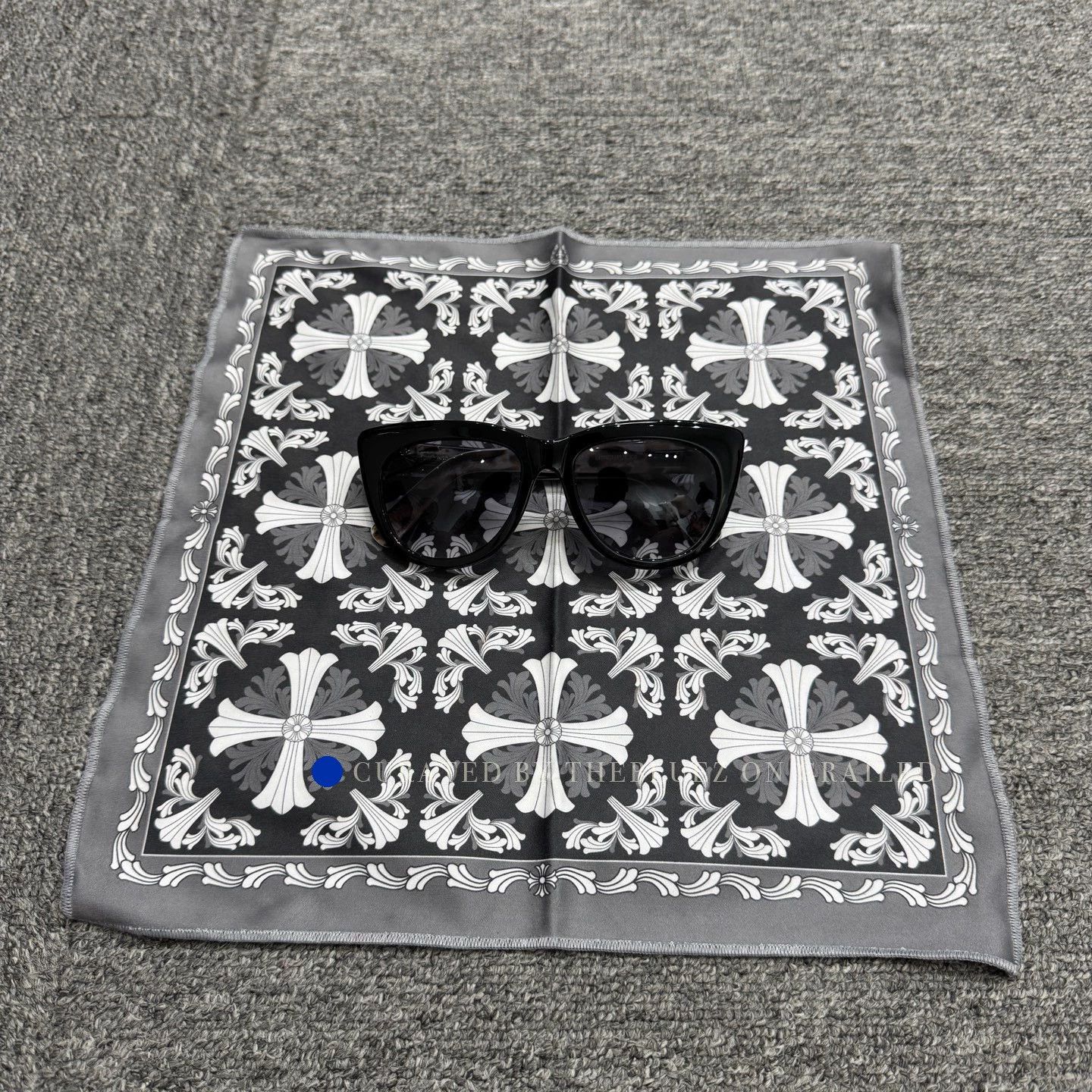 Chrome Hearts Stylish Black Sunglasses Size ONE SIZE - 1 Thumbnail