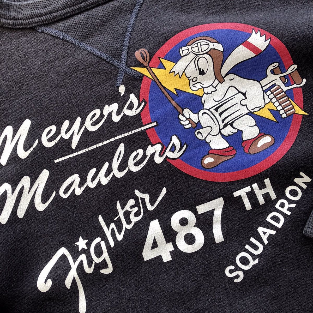 Buzz Rickson's × Toyo Enterprises BUZZ RICKSON Rare Squadron Design Sweatshirt Size US L / EU 52-54 / 3 - 4 Thumbnail