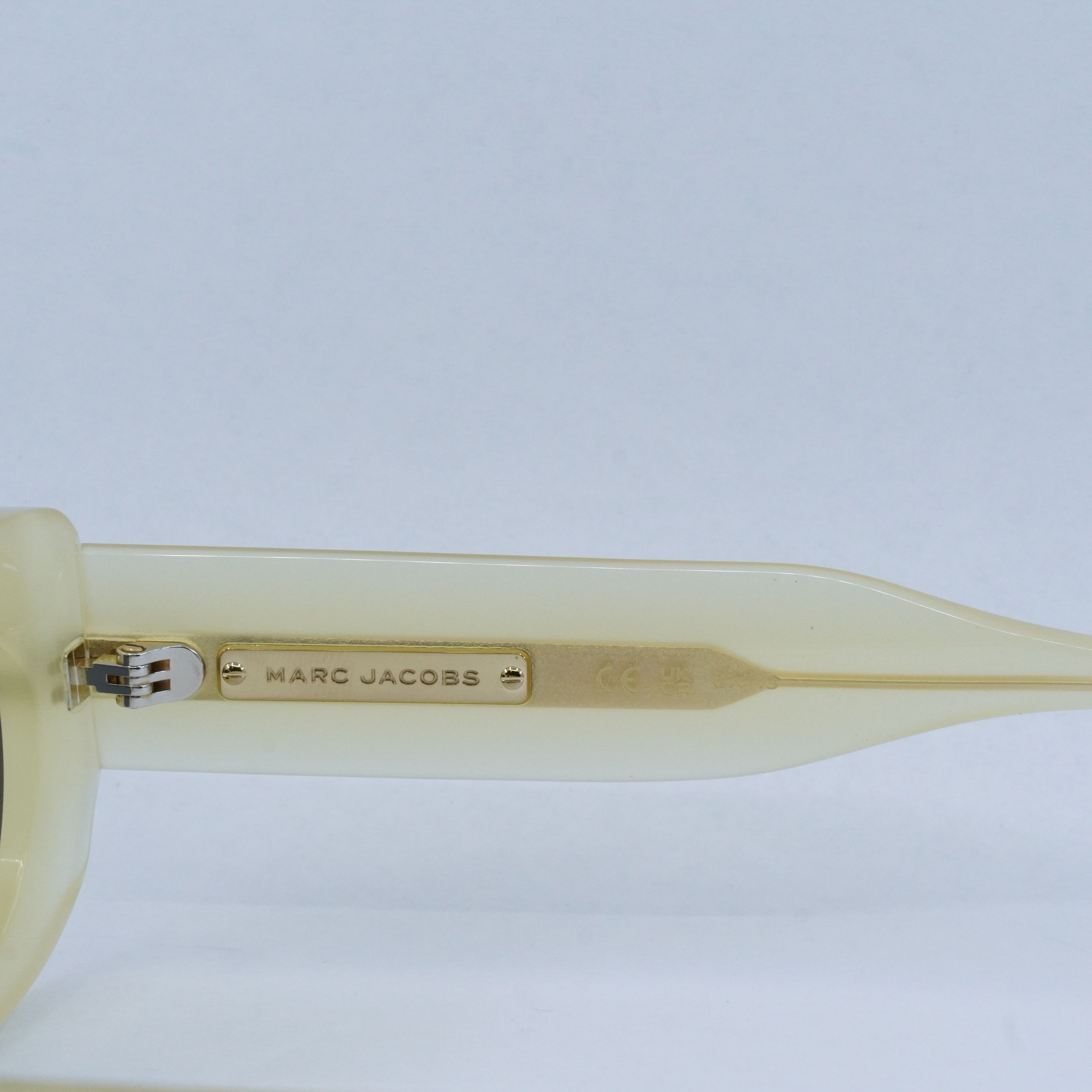 Marc Jacobs Marc Jacobs MJ 1075/S 040G IR Sunglasses Yellow Frame Size ONE SIZE - 9 Thumbnail