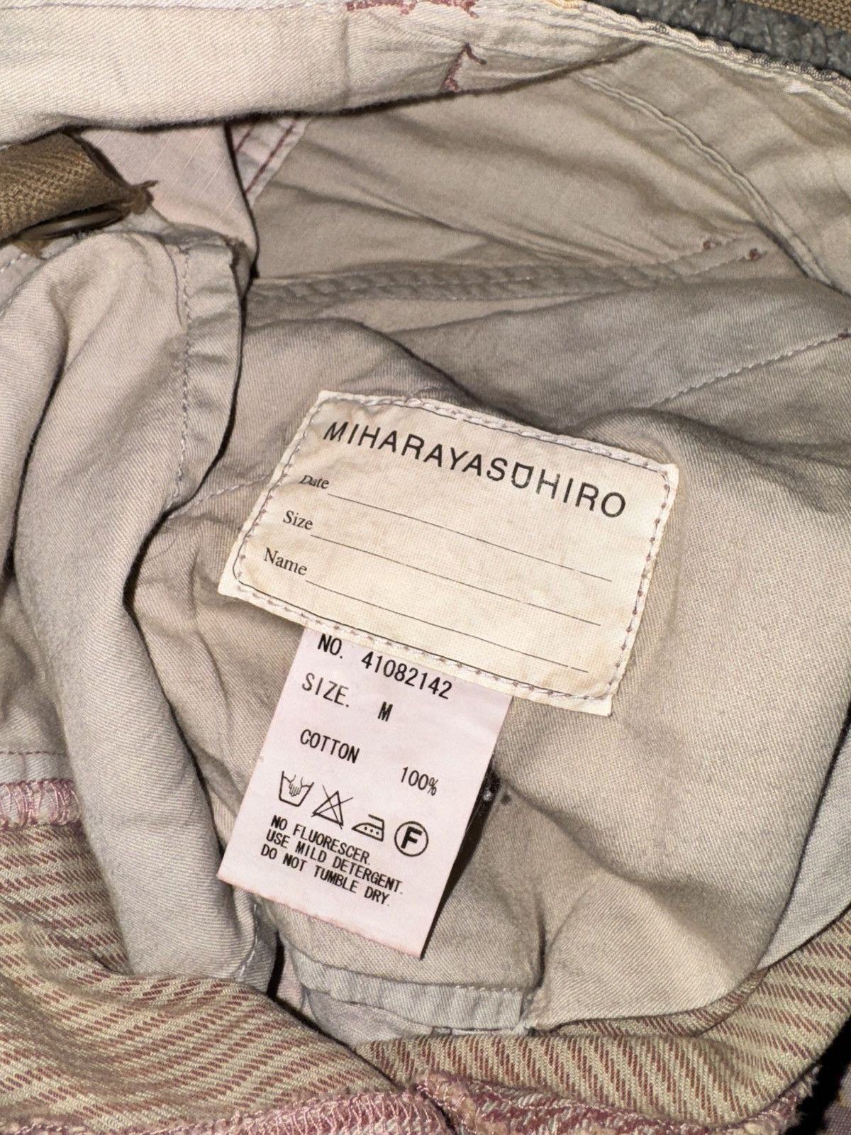 Maison MIHARA YASUHIRO Rare Miharayasuhiro cropped cargos Size US 32 / EU 48 - 6 Thumbnail
