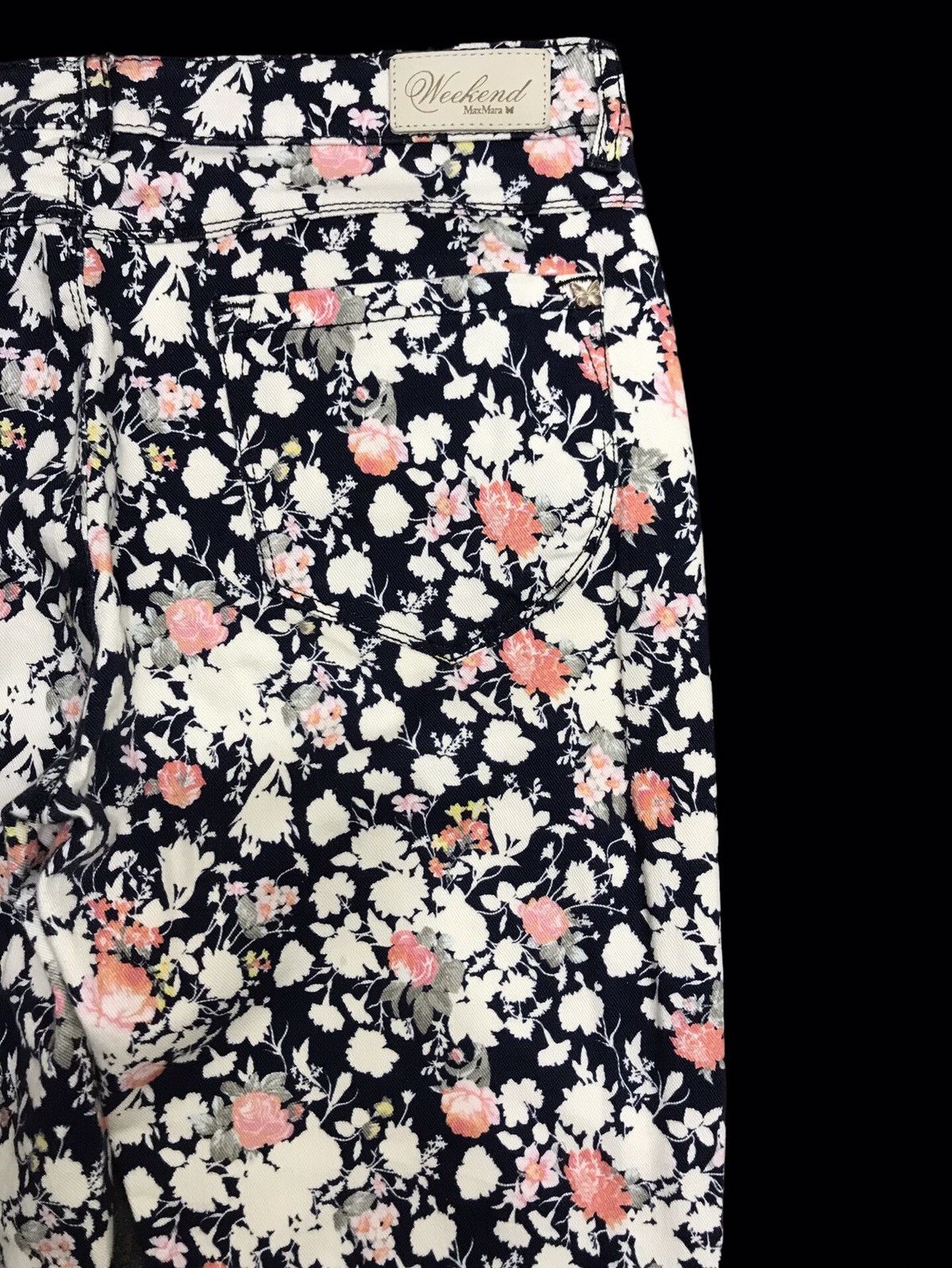 Max Mara 💥LUXURY💥Maxmara Slim Floral Pant F404 Size 30" / US 8 / IT 44 - 12 Thumbnail