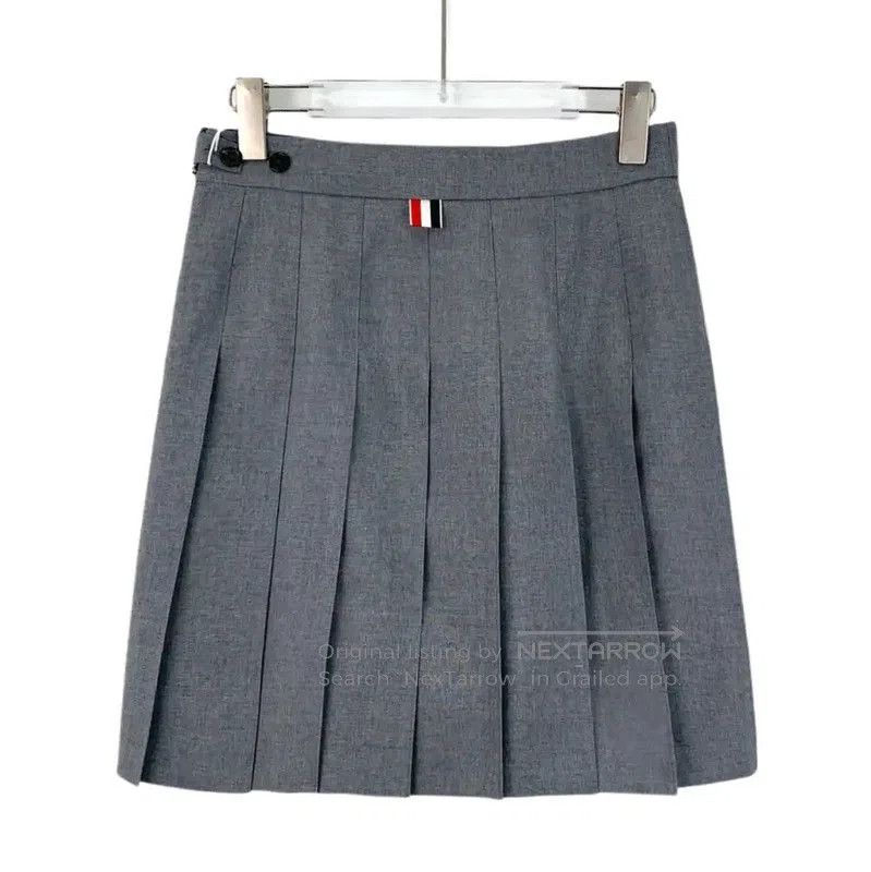 Thom Browne Thom Browne Gray Wool Women's Skirt . Size 27" / US 4 / IT 40 - 2 Thumbnail