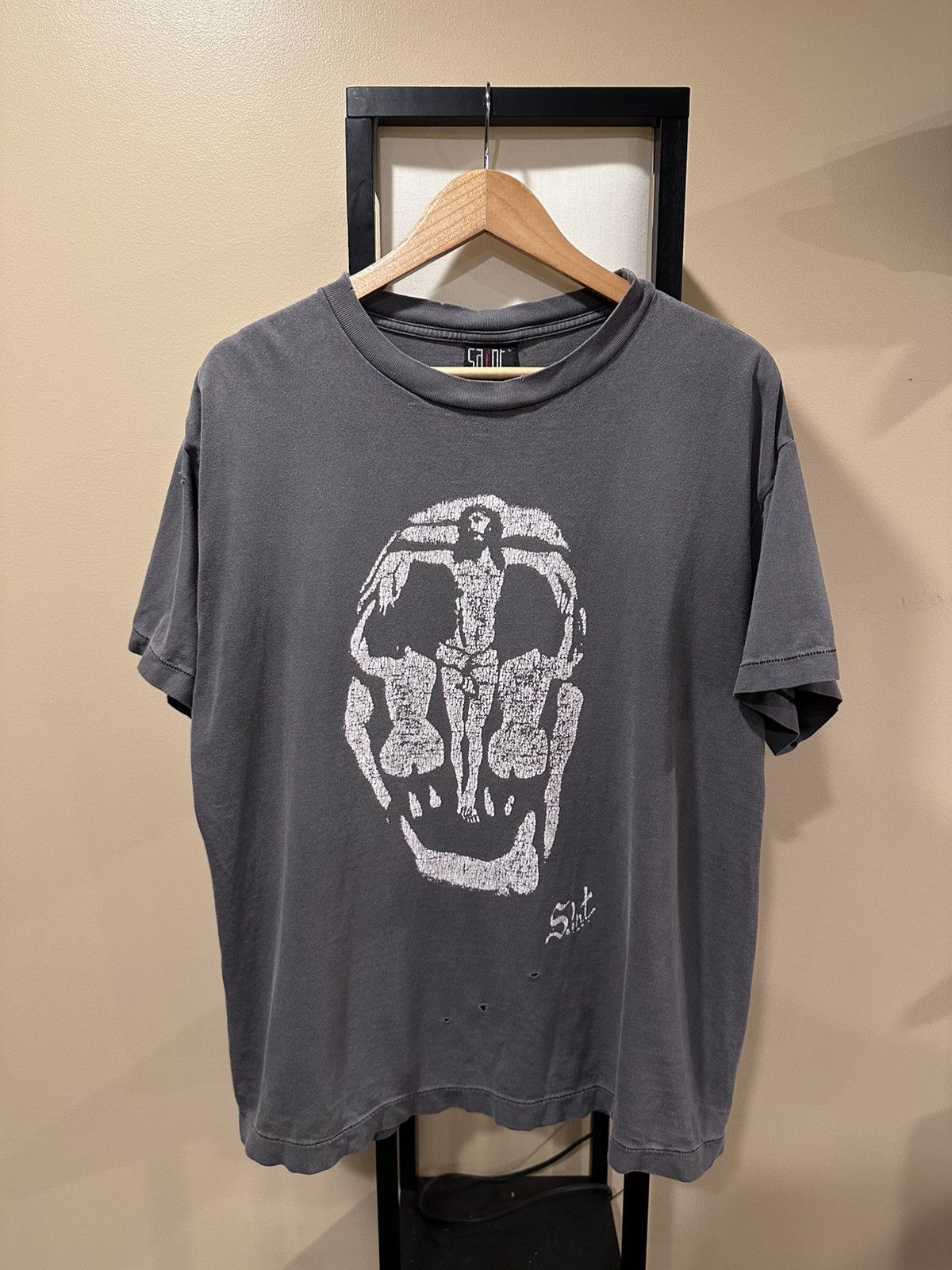 Saint Michael Salvador Dali Voluptuous Mors Skull Jesus Tee