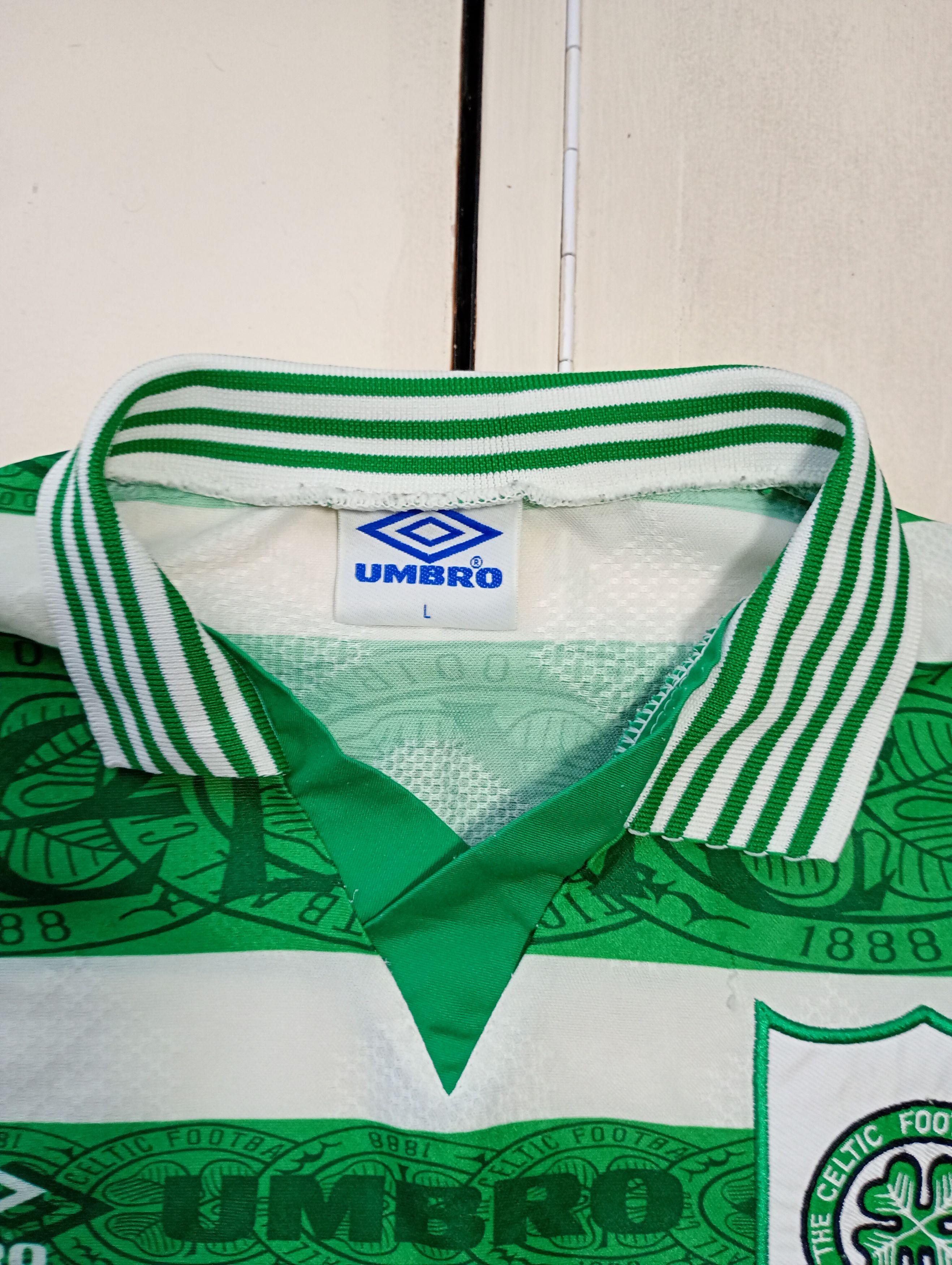 Umbro Umbro Celtic FC Home Jersey 1995-1997 Size US L / EU 52-54 / 3 - 12 Thumbnail