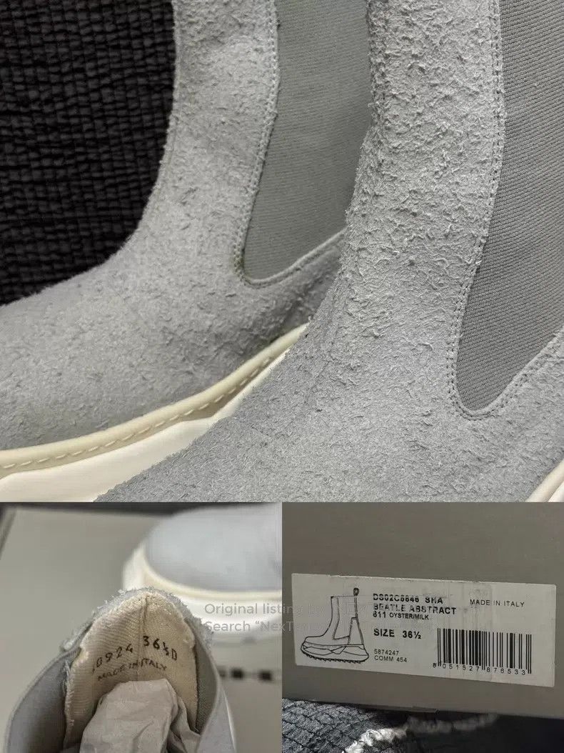 Rick Owens Rick Owens Thick-soled Tank Chelsea Boots Size US 6 / IT 36 - 9 Thumbnail