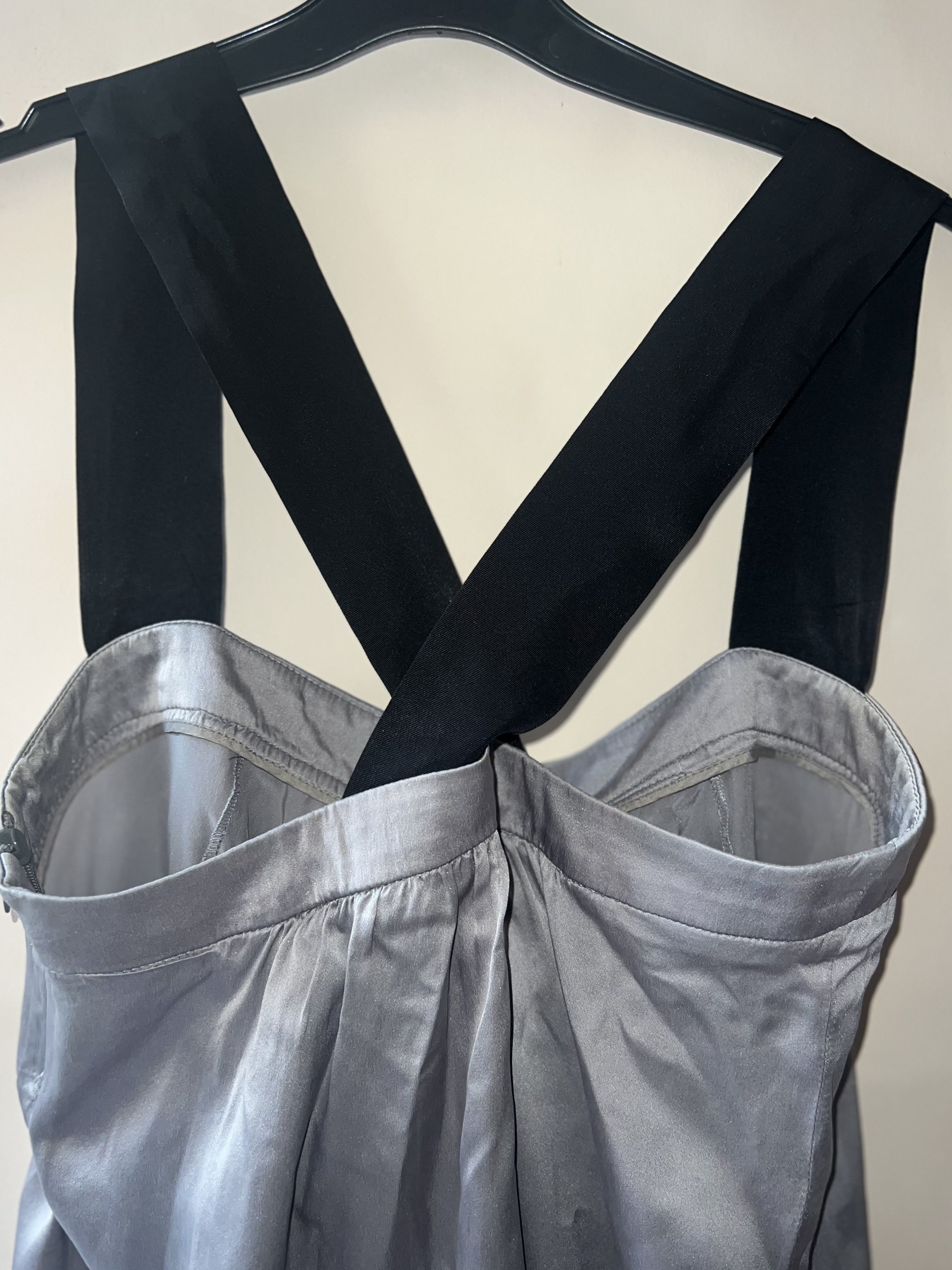 Miu Miu Miu miu silver metallic slip dress Size S / US 4 / IT 40 - 9 Thumbnail