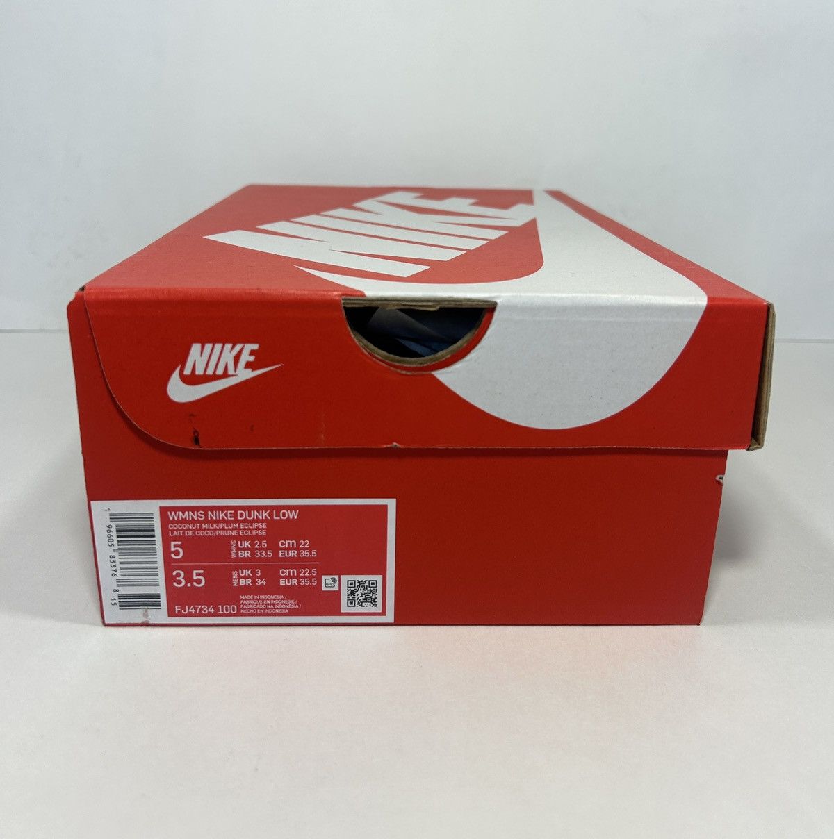 Nike Nike Dunk Low ‘Plum Eclipse’ (FJ4734 100) Shoes Size: 5 W Size US 5 / IT 35 - 7 Thumbnail