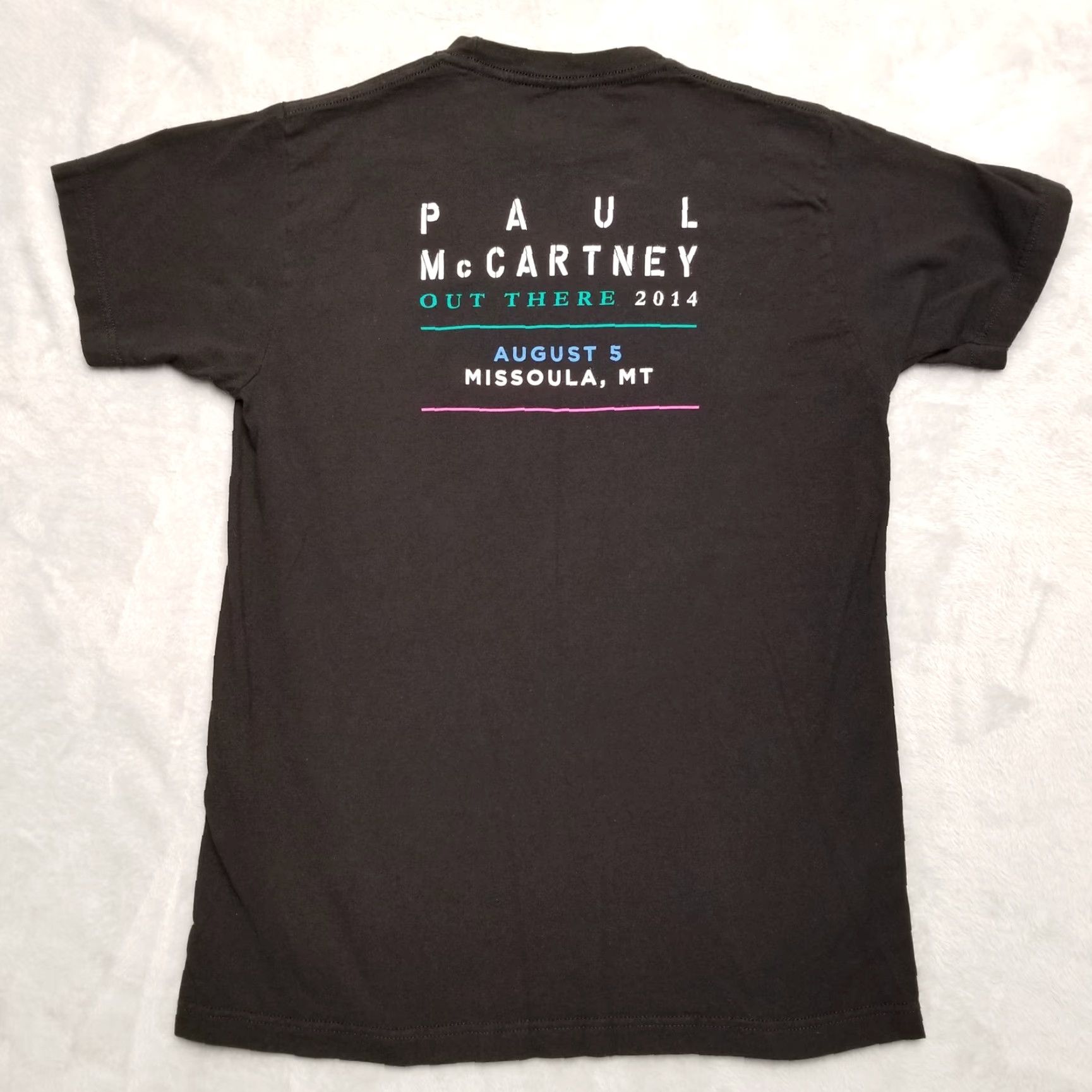 Vintage VINTAGE Paul McCartney Shirt Men M Black Short Sleeve Concert Missoula MT Out There Mens Size US M / EU 48-50 / 2 - 5 Thumbnail