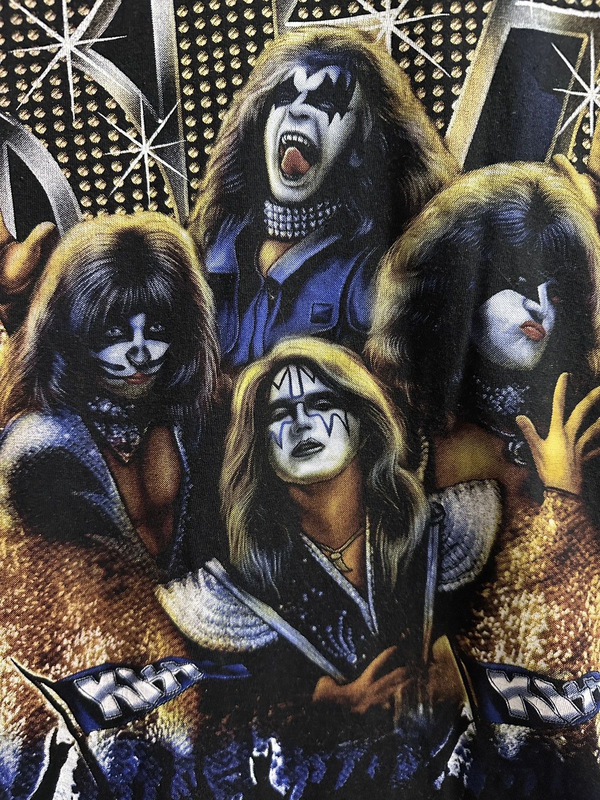Band Tees Rare Vintage T-Shirt KISS Rock Band Y2K Size US L / EU 52-54 / 3 - 3 Thumbnail