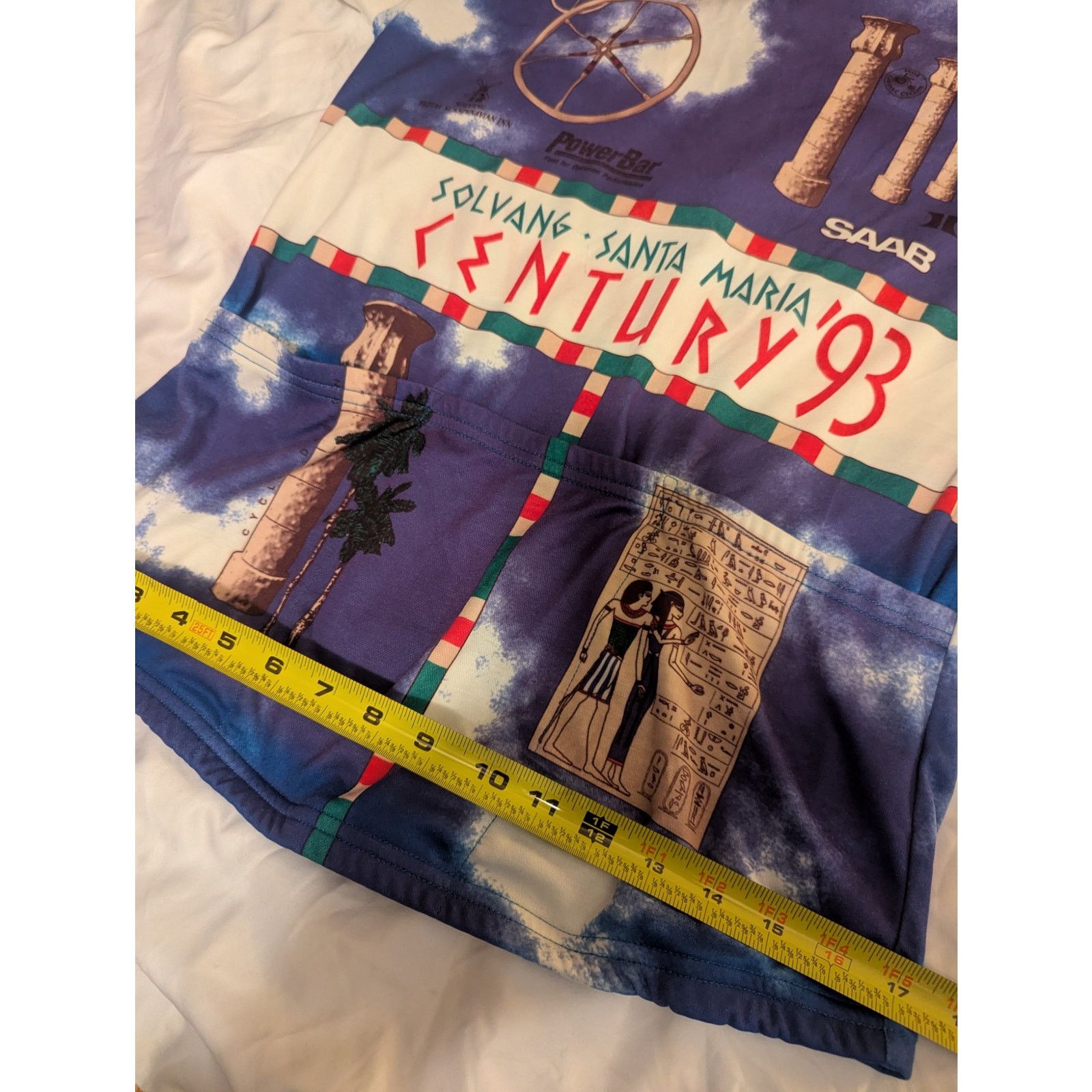 Toga Vtg Toga Solvang Century Santa Maria 1993 Cycling Jersey Med Size US M / EU 48-50 / 2 - 8 Thumbnail