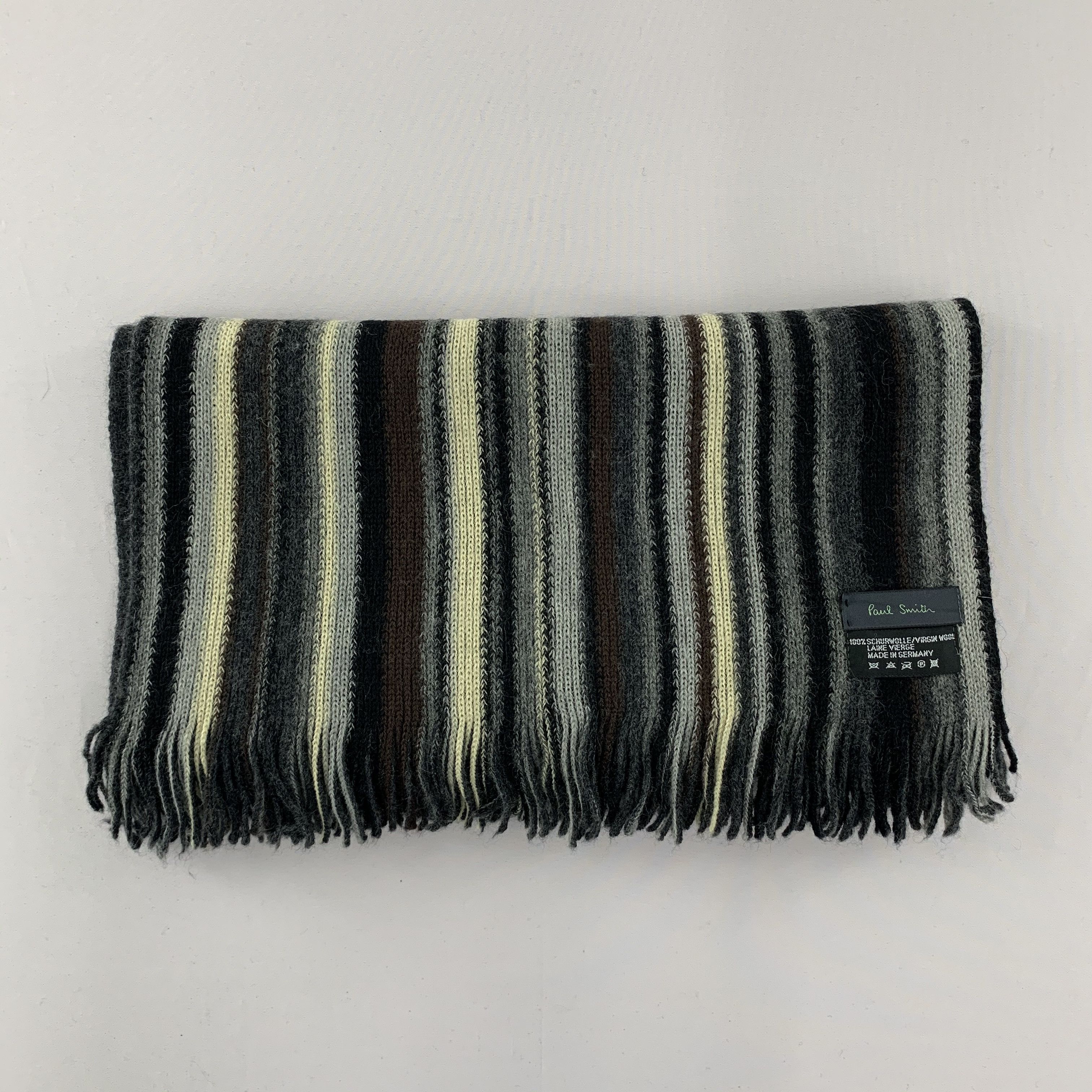 Paul Smith Paul Smith Scarf Wool Muffler Neck Wrap BL5115 Size ONE SIZE - 3 Thumbnail