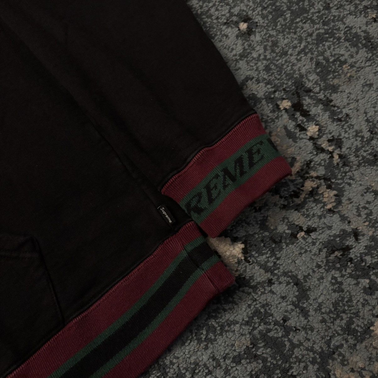 Supreme Supreme Striped Rib Hoodie Size Medium Worn Lightly Size US M / EU 48-50 / 2 - 3 Thumbnail