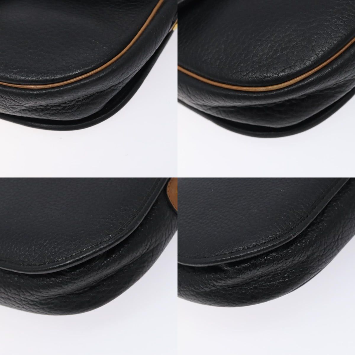 Dior DIOR Shoulder Bag Leather Black Gold Size ONE SIZE - 10 Thumbnail