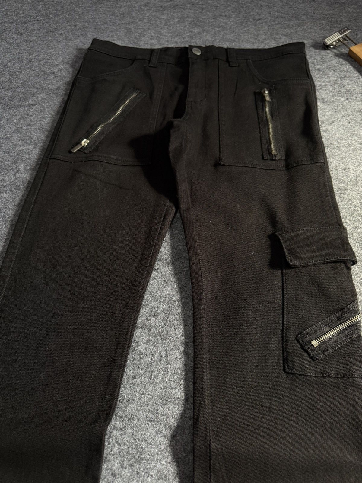 CIVARIZE × Cheap Monday × LOWBOX Cheap Monday Rebel Punk Bondage Skinny Cargo Stacked Jeans Size US 30 / EU 46 - 6 Thumbnail