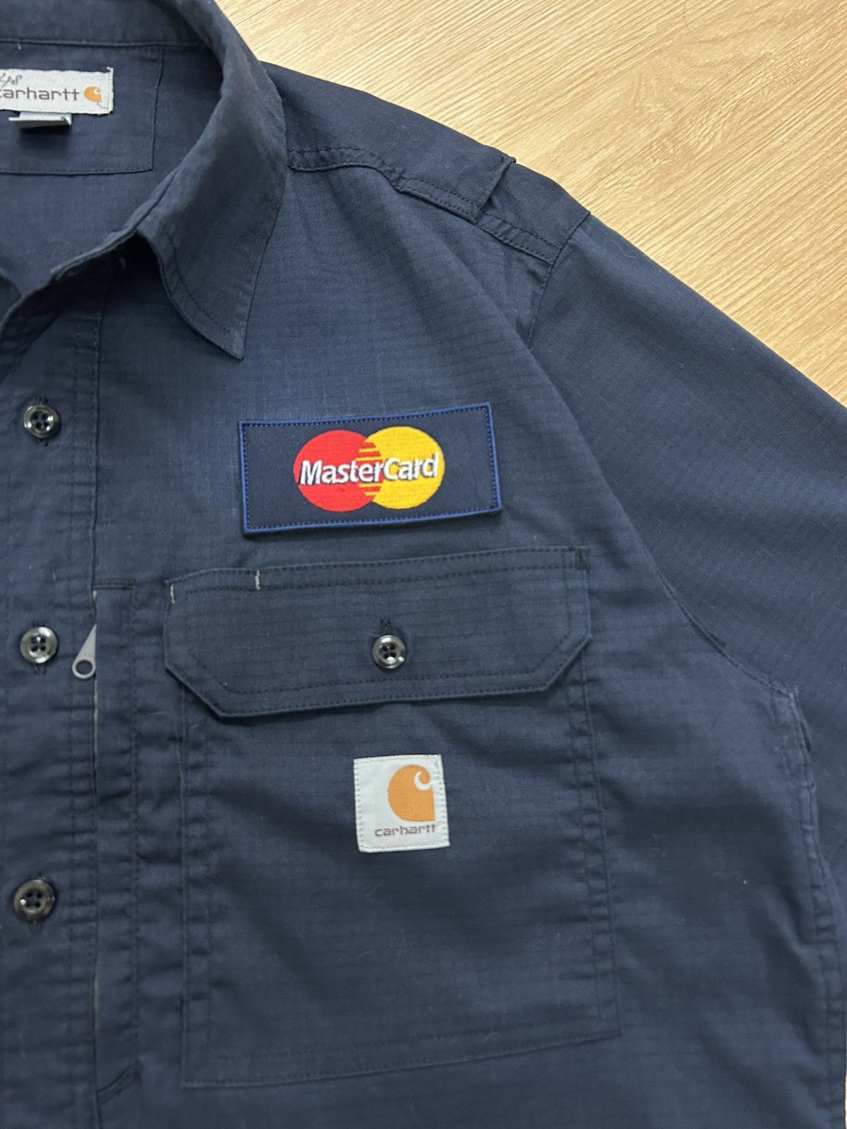 Carhartt Rare Carhartt mastercard workshirt Size US M / EU 48-50 / 2 - 3 Thumbnail