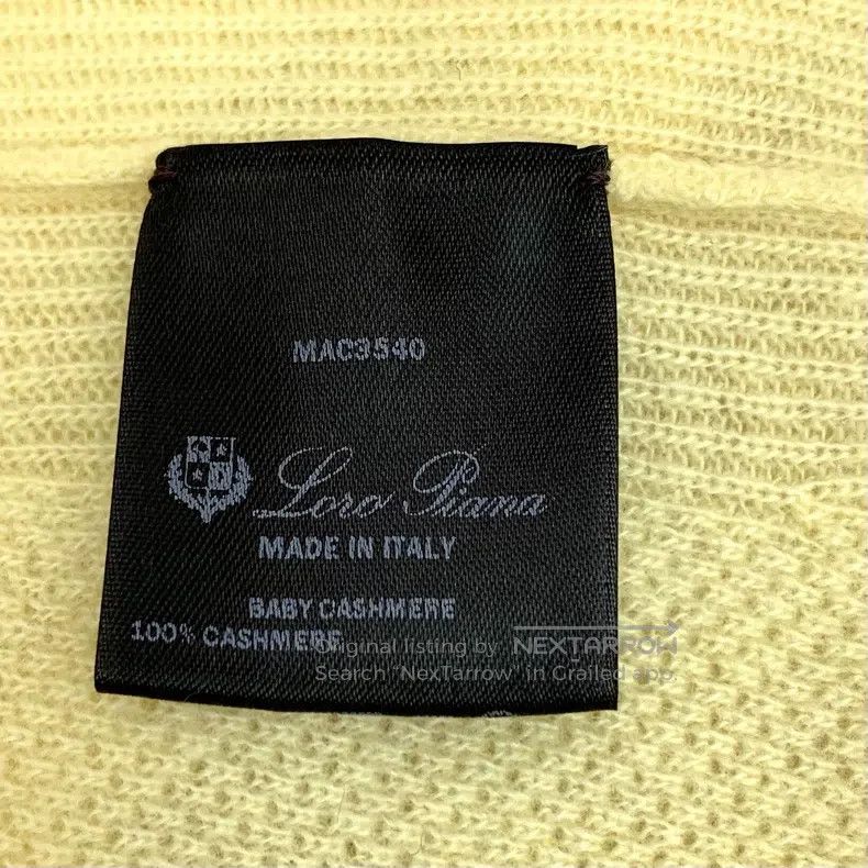 Loro Piana Loro Piana Yellow Cashmere V-neck Single-breasted Long Sle Size XS / US 0-2 / IT 36-38 - 7 Thumbnail
