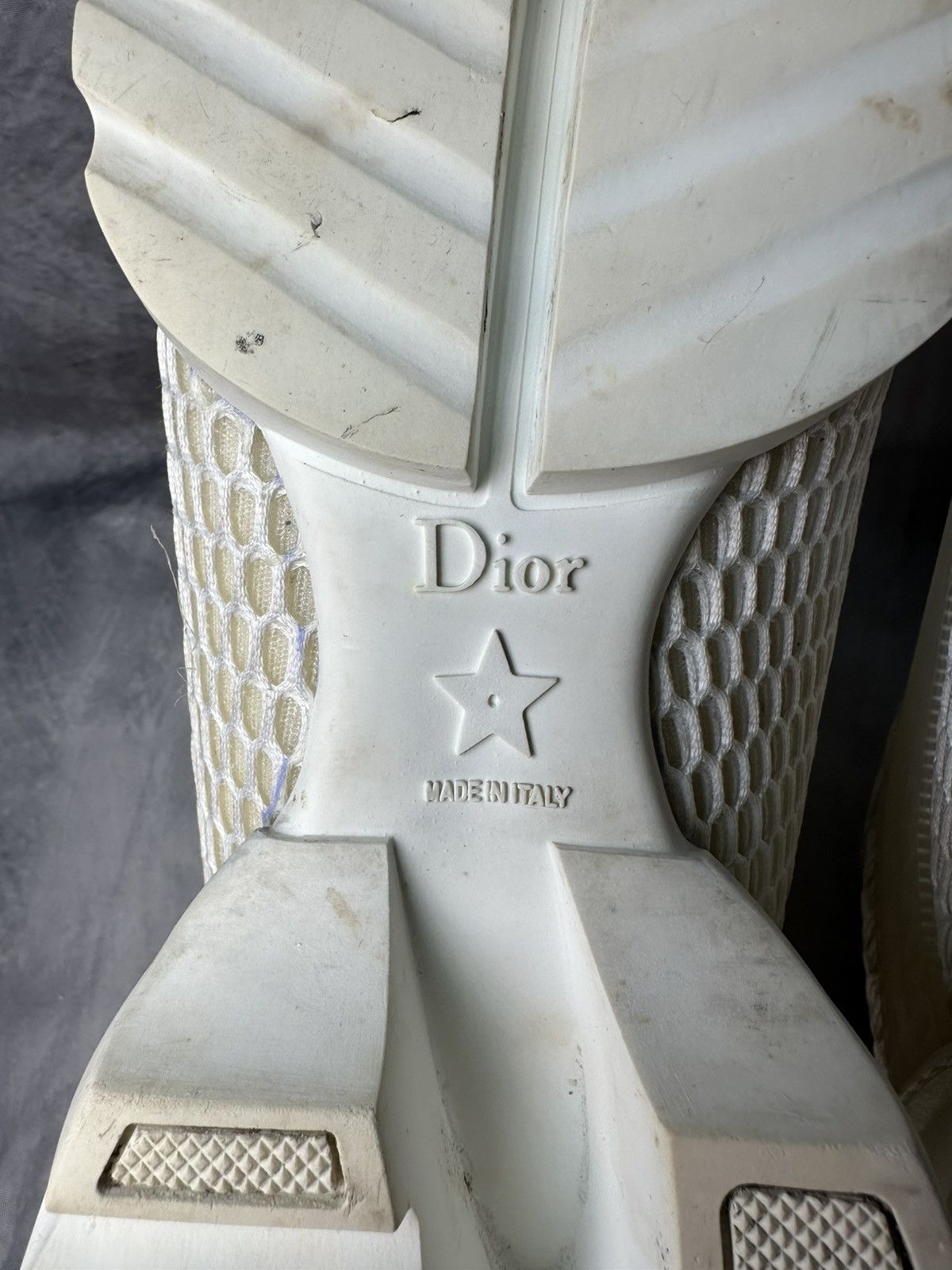 Dior DIOR D-CONNECT LEATHER & MESH SNEAKER Size US 7 / IT 37 - 9 Thumbnail